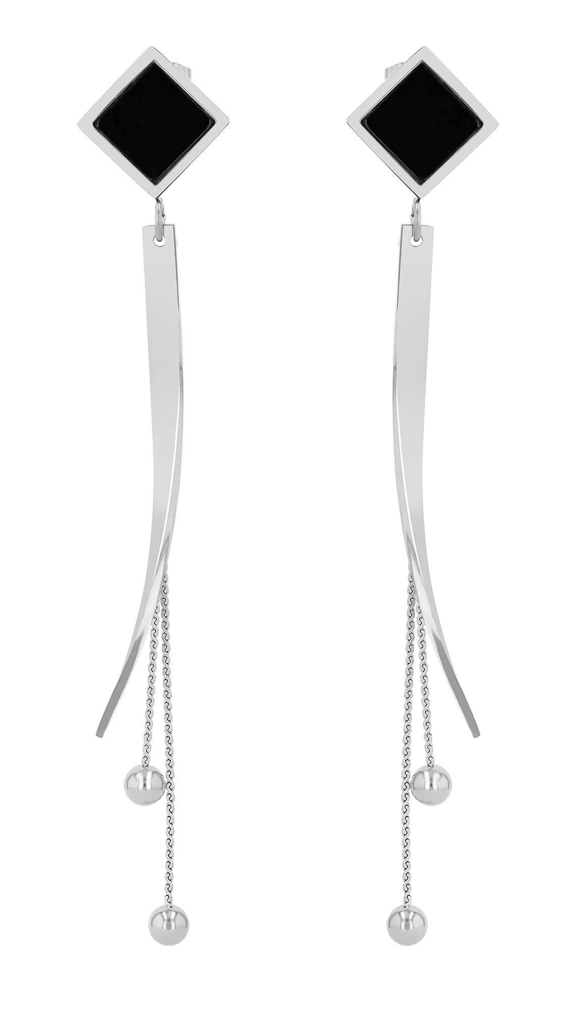 Adelia´s Paar Ohrhänger "Ohrringe – Ohrstecker aus Edelstahl" Ideal als Geschenk – dezent und elegant