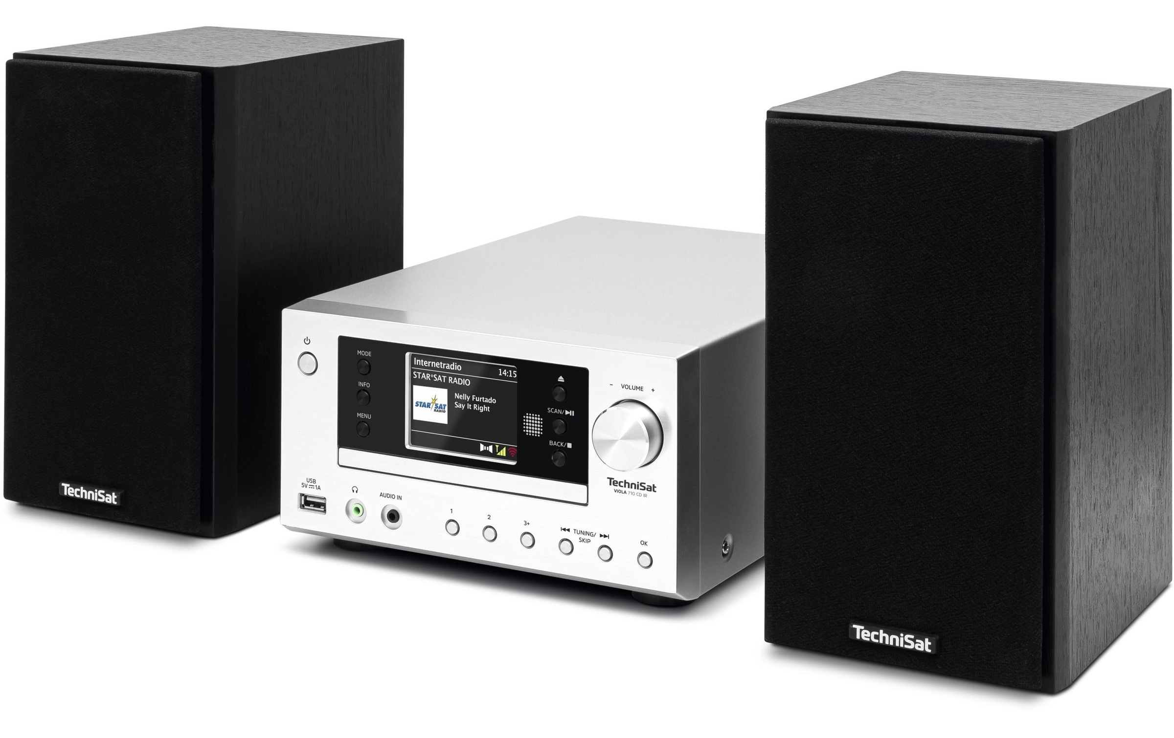 TechniSat Microanlage »Viola 710 CD IR« (Bluetooth Digitalradio (DAB+) | FM-Tuner | Internetradio )