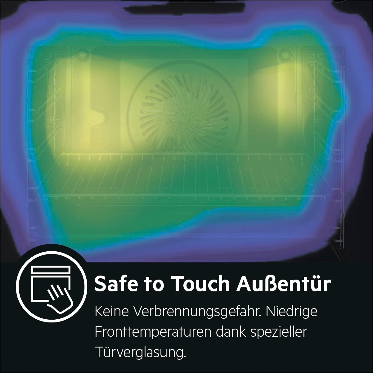 AEG Einbaubackofen 8000 »BPE742220B 944187753«, mit Vollauszug, Pyrolyse-Selbstreinigung