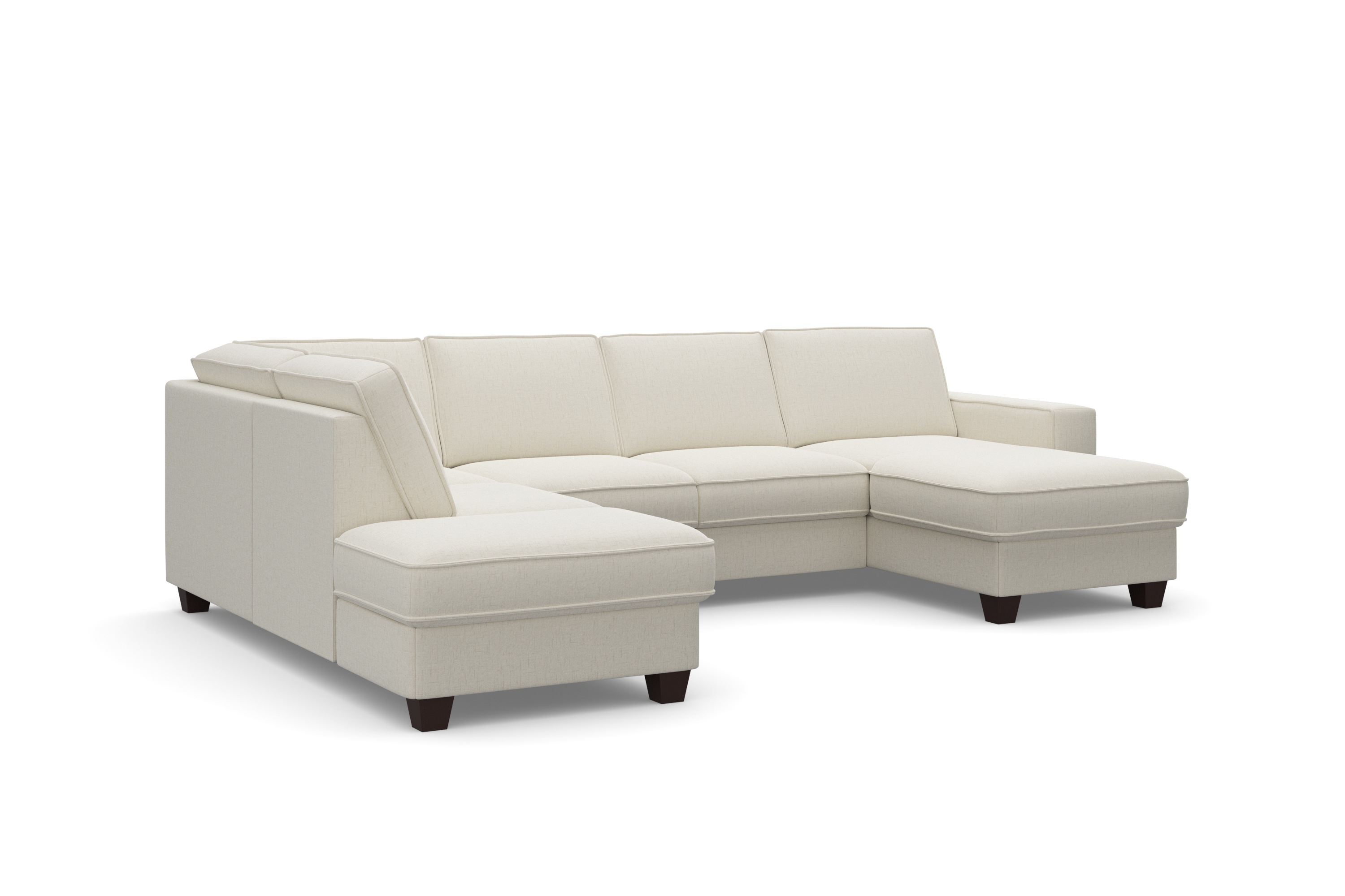 Thumbnail - Home affaire Wohnlandschaft "County U-Form" wahlweise Ottomane links oder rechts, mit Federkern-Polsterung