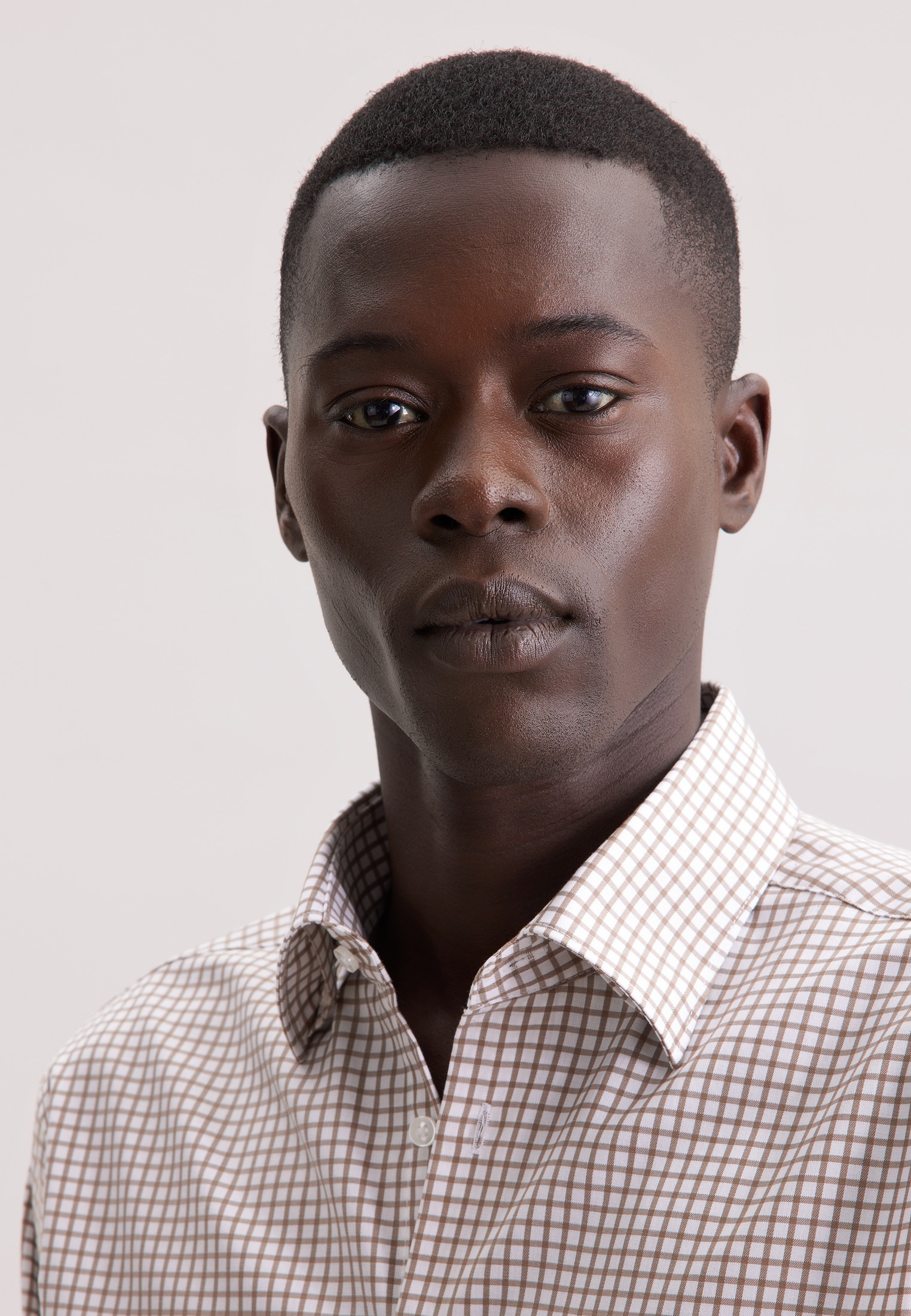 Thumbnail - seidensticker Businesshemd "Schwarze Rose" Regular 1/1 Covered-Button-Down-Kragen Karo