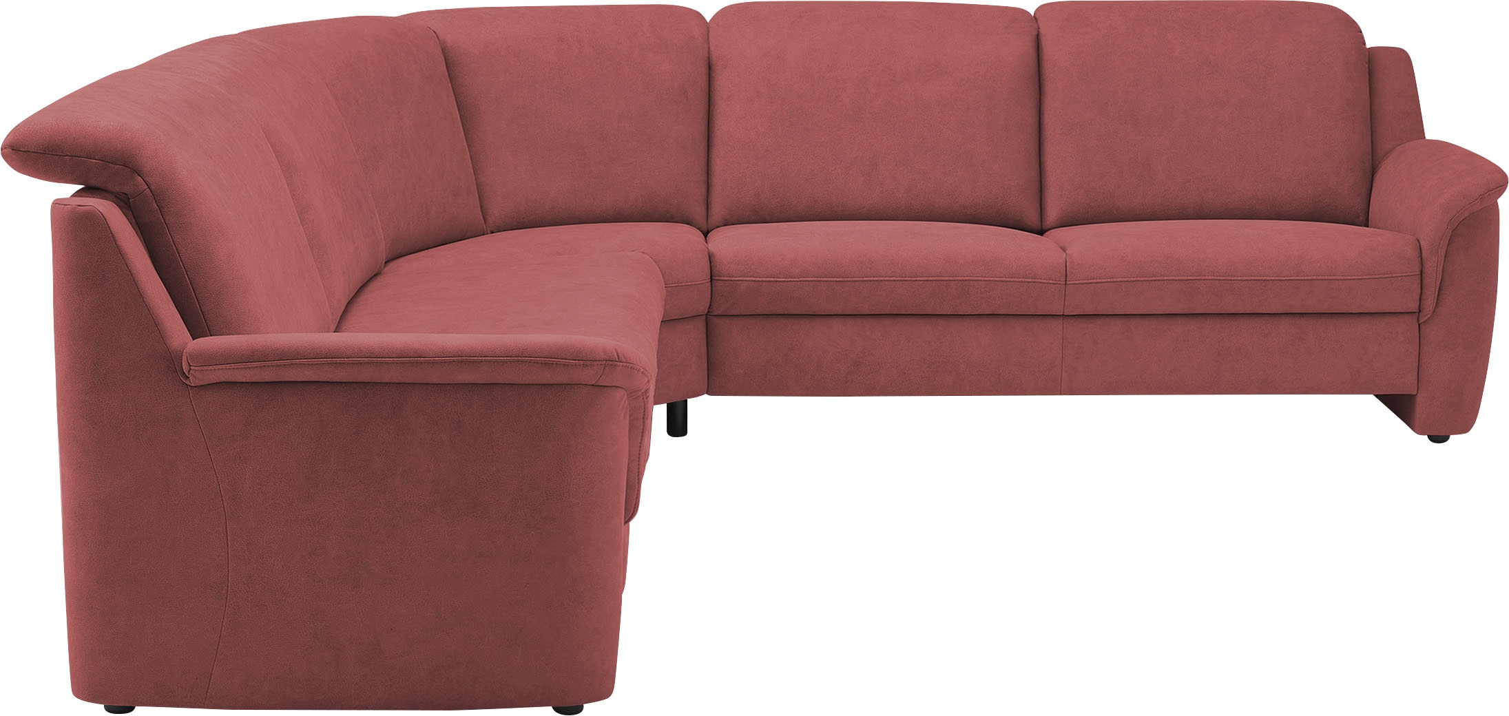 VILLA BECK Ecksofa »Garda L-Form«, (4 St.), inklusive Kopfteilverstellung, Stellmaß 277x245cm