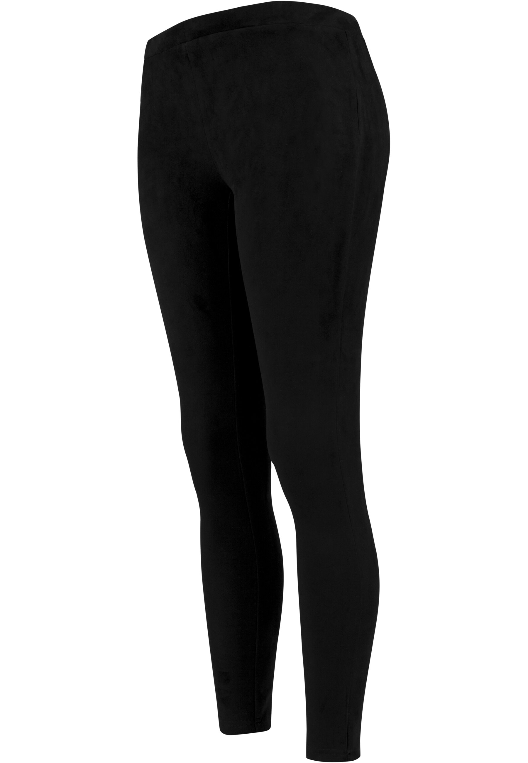 URBAN CLASSICS Leggings »Urban Classics Damen Ladies Imitation Suede Leggings«, (1 tlg.)