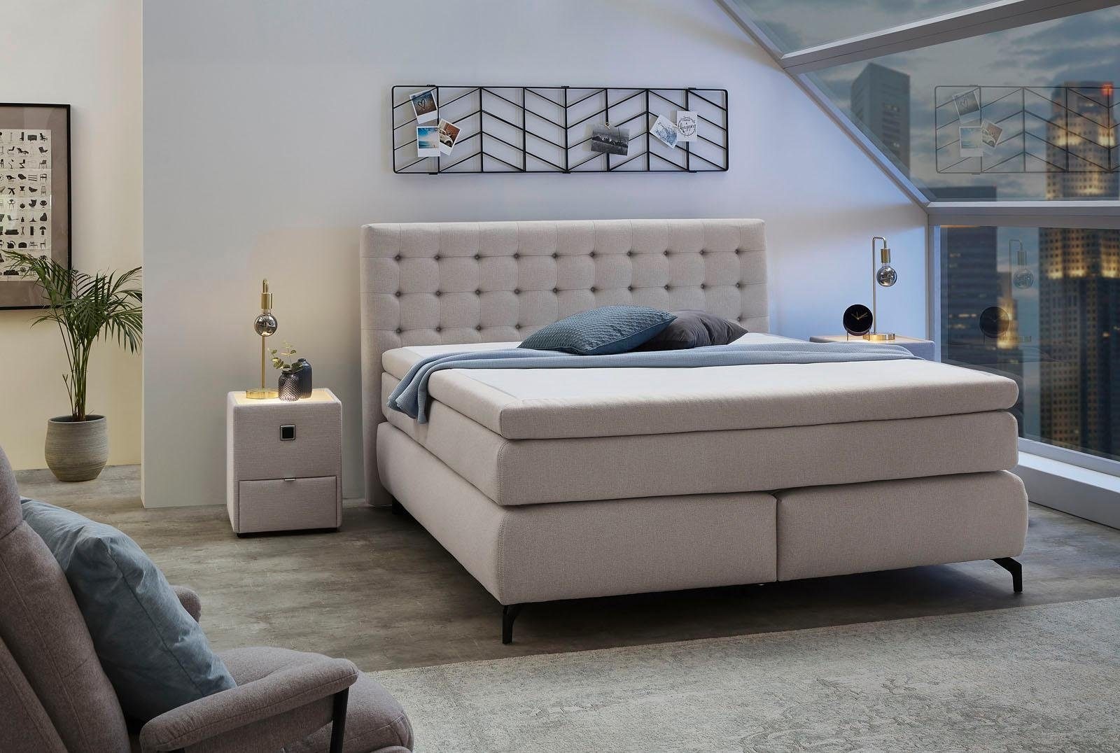 Jockenhöfer Gruppe Boxspringbett "Jessica", und 7-Zonen-TTFK-Matratze (H3,H günstig online kaufen