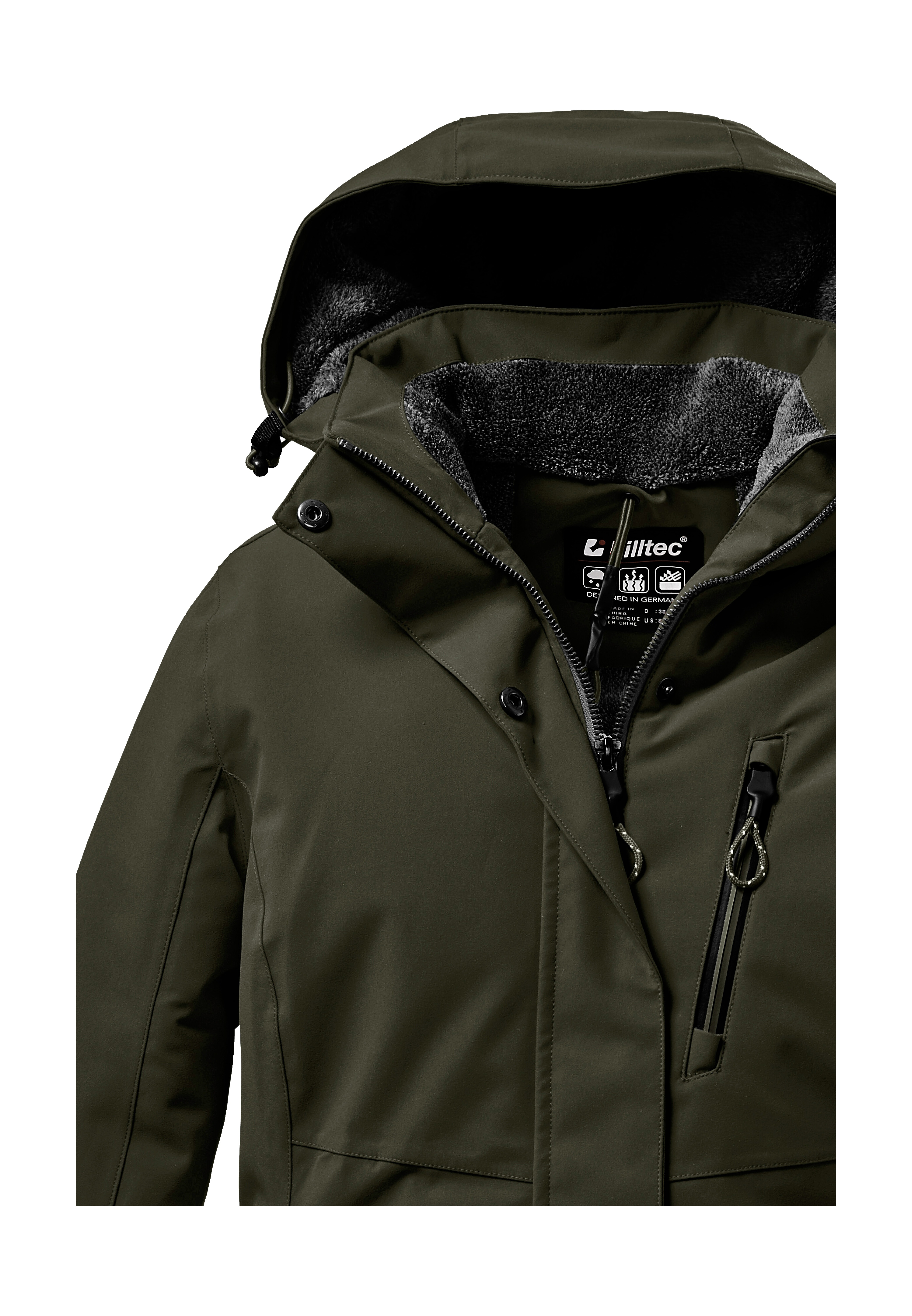Thumbnail - Killtec Outdoorjacke "KOW 140 WMN JCKT" Wasserdichte Damenjacke, atmungsaktiv, abnehmbare Kapuze