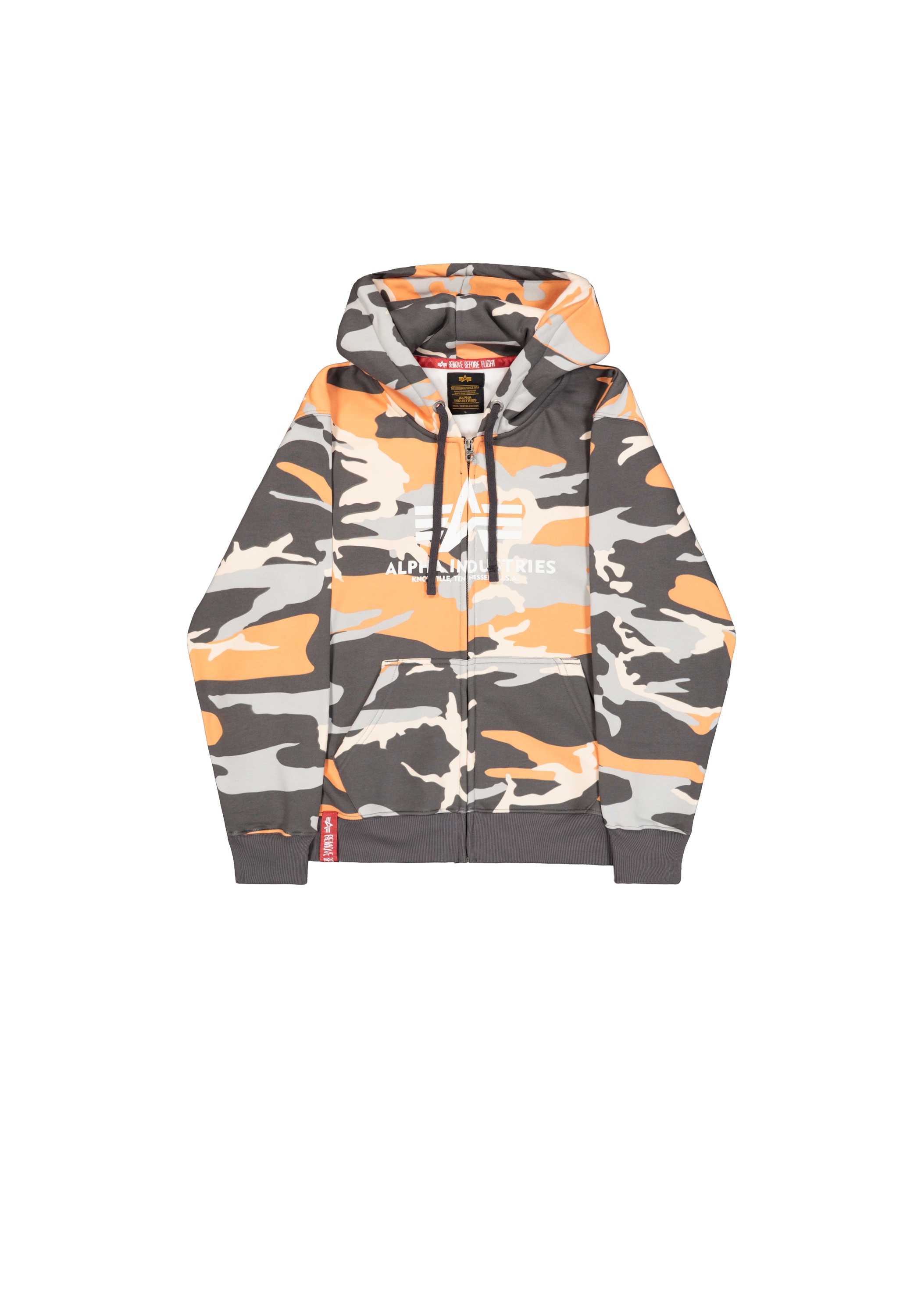Alpha Industries Hoodie "Basic Zip Hoodie BL Camo PP" günstig online kaufen