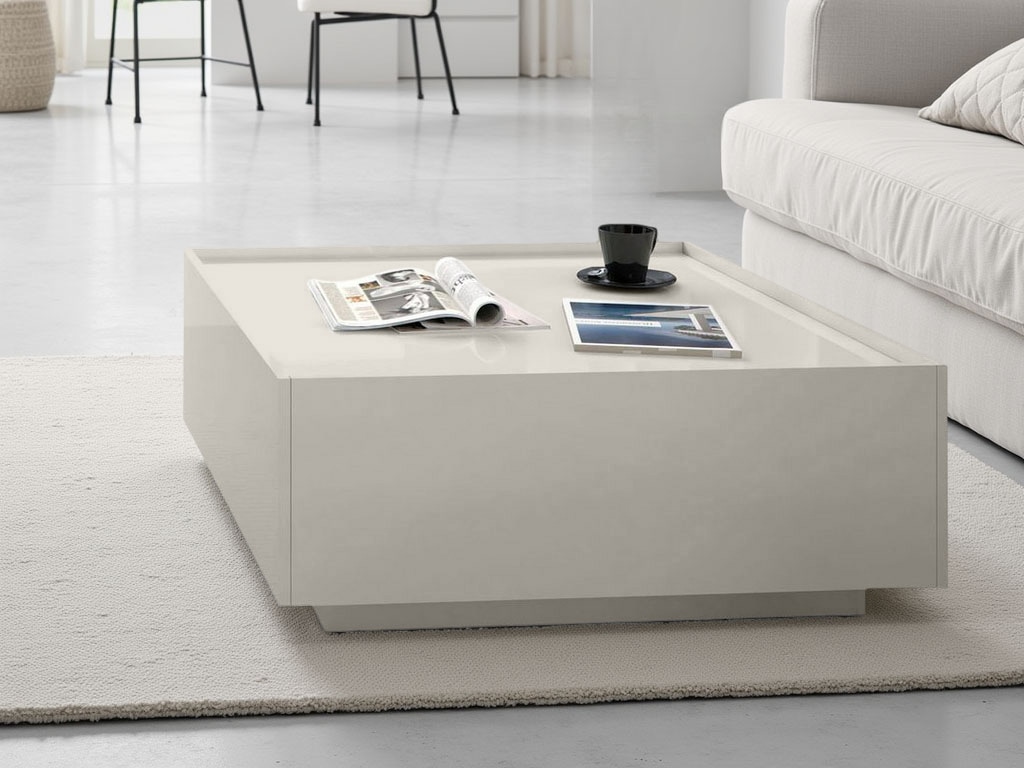 PLACES OF STYLE Couchtisch »Piano« hochwertig UV lackiert, mit zwei Schubladen inkl. Soft-Close Funktion