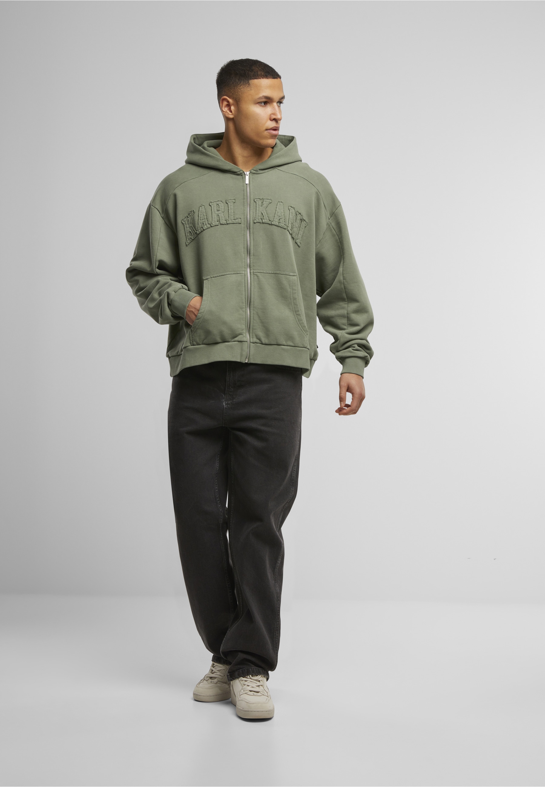 Karl Kani Kapuzenpullover »Karl Kani College Heavy Crop Zip Hoodie« 1
