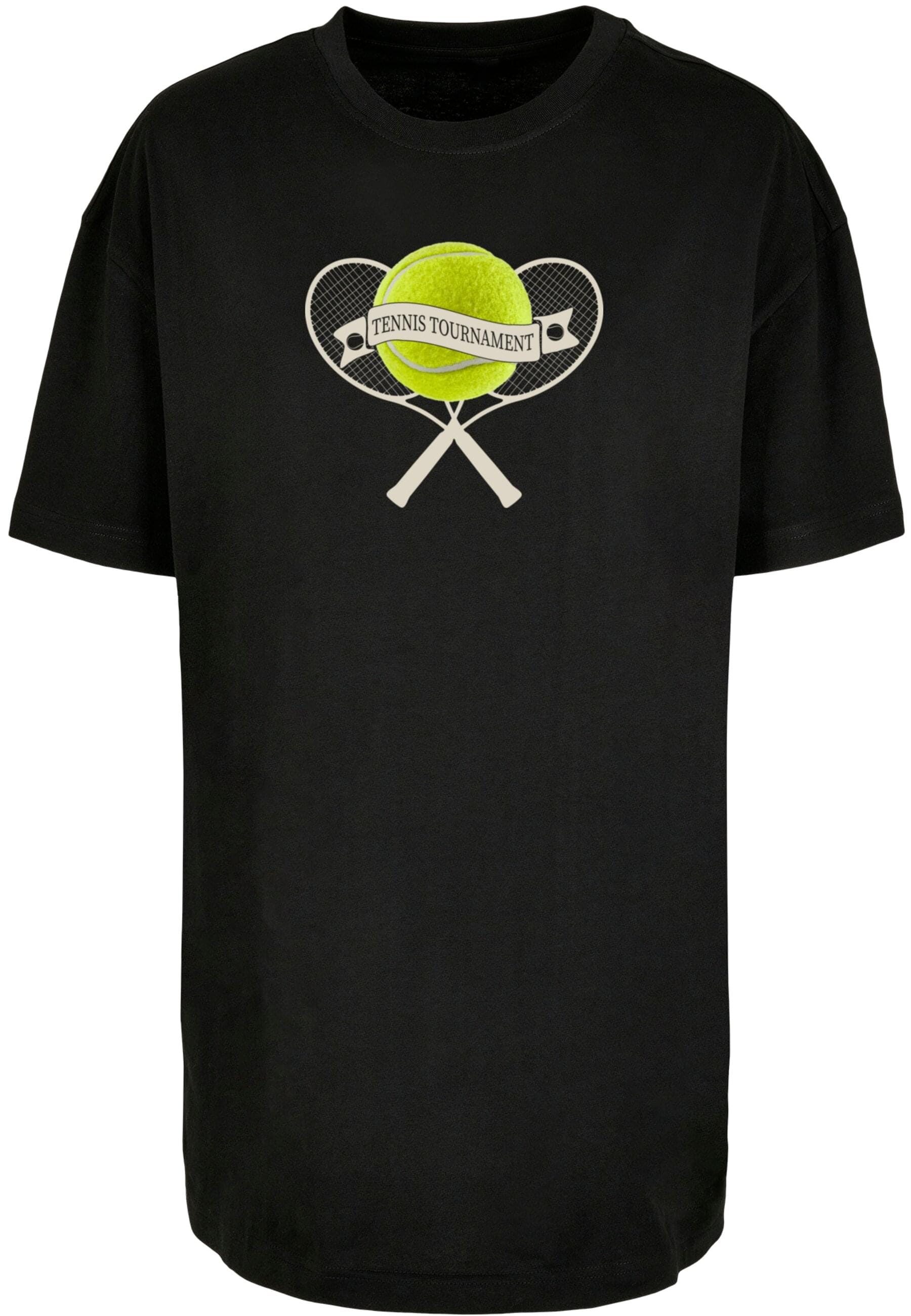 Merchcode T-Shirt "Merchcode Damen Ladies Tennis Tournament Boyfriend Tee" günstig online kaufen