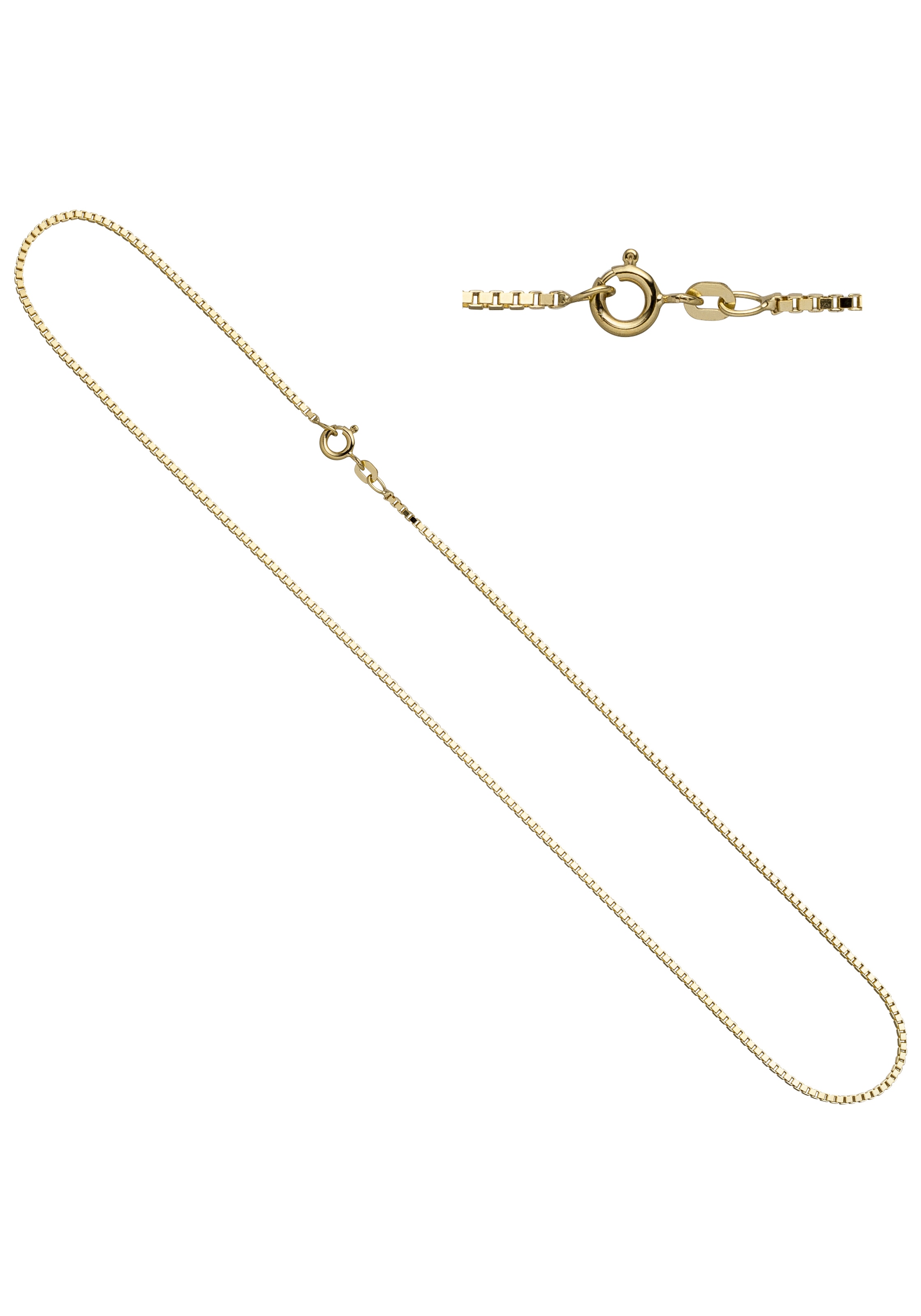 Goldkette, Venezianerkette 333 Gold 50 cm 1,0 mm