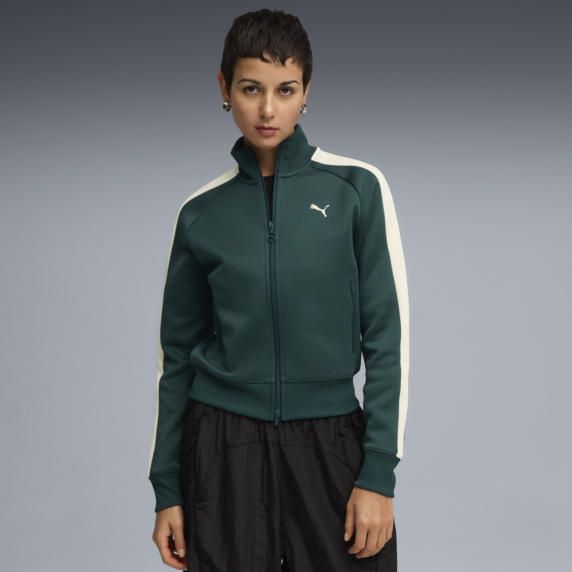 PUMA Trainingsjacke »T7 ALWAYS ON Kurze Trainingsjacke Damen«
