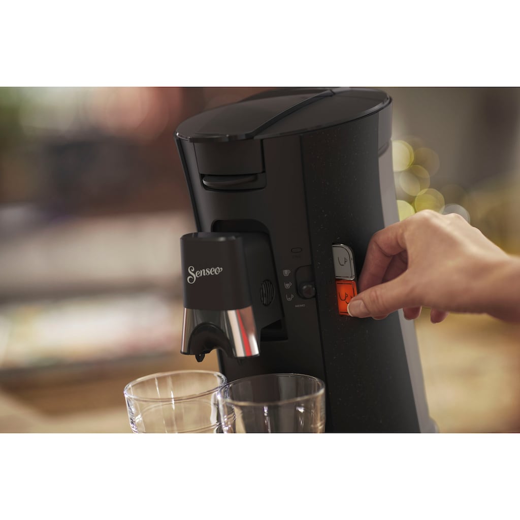 Philips Senseo Kaffeepadmaschine »Select ECO CSA240/20, aus 37% recyceltem Plastik«, +3 Kaffeespezialitäten, Memo-Funktion, Gratis-Zugaben (Wert €14,-UVP)