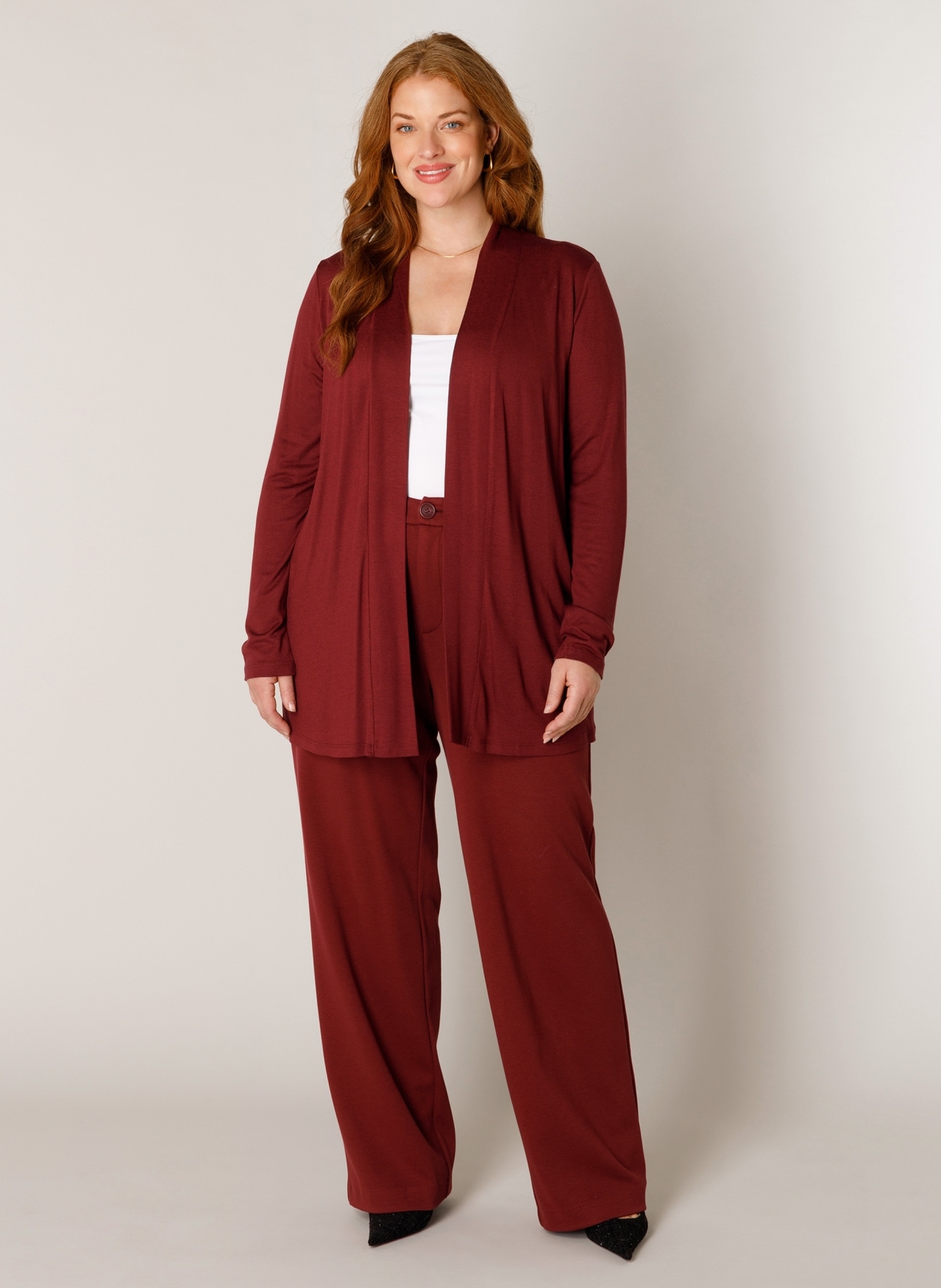 Base Level Curvy Strickjacke »Ayla« Große Größen