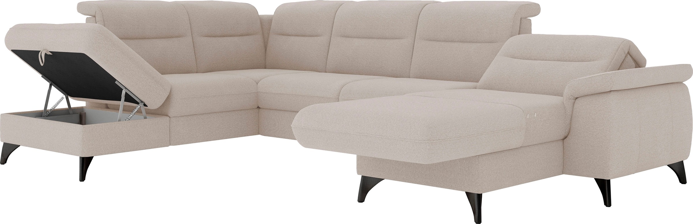 sit&more Wohnlandschaft »Astoria U-Form«, wahlweise mit motorischer Relaxfunktion