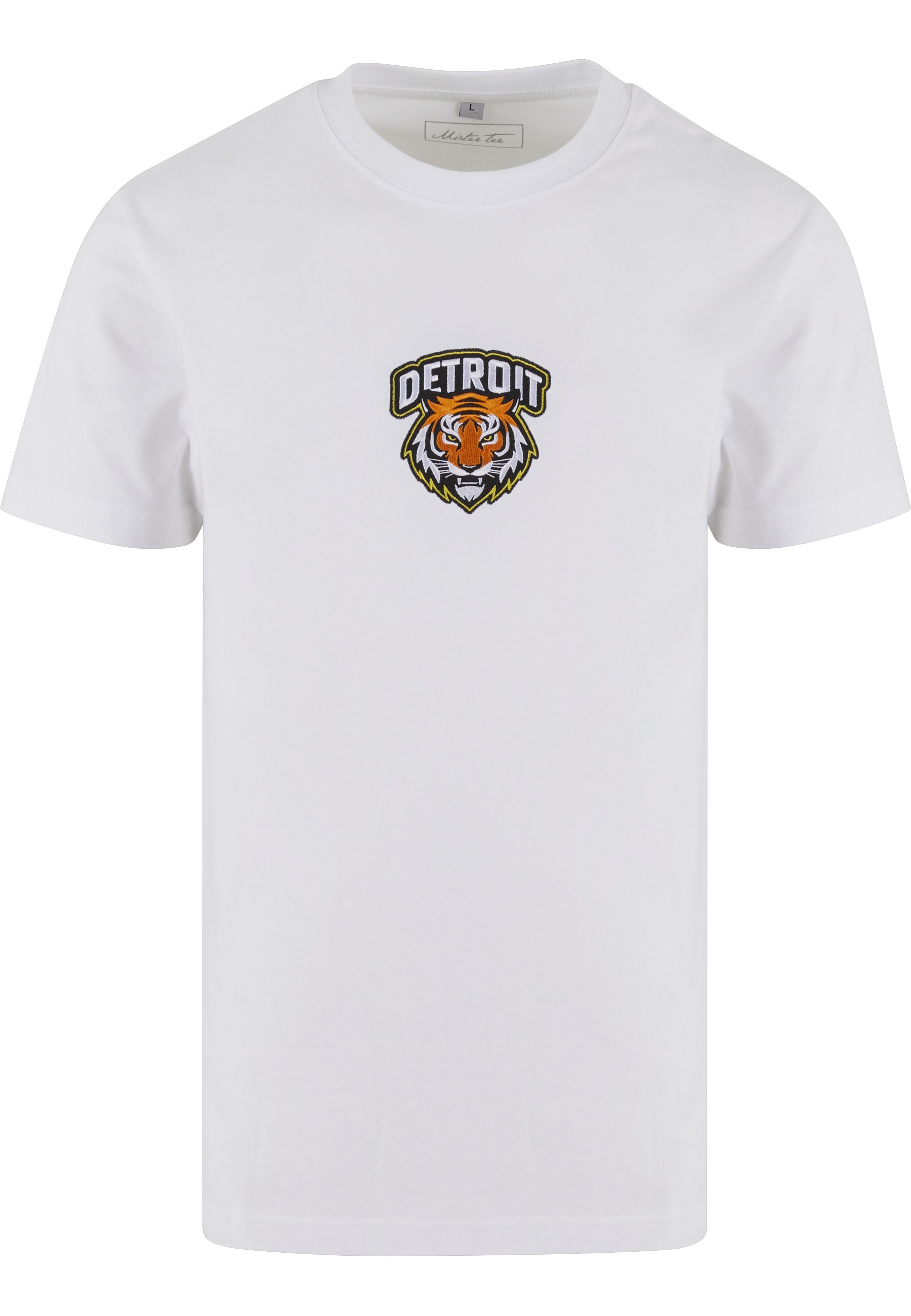 MisterTee T-Shirt "MisterTee Detroit Tiger Head Patch Tee" 1 Stk. günstig online kaufen