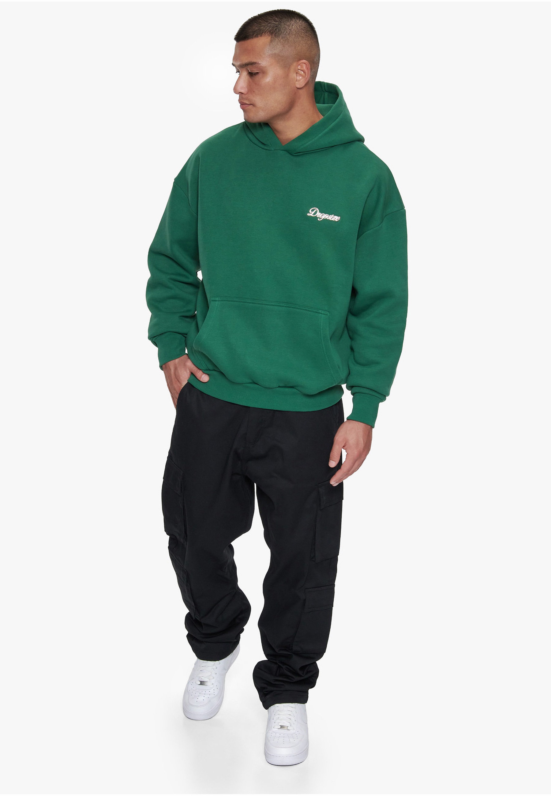 Dropsize Kapuzenpullover »Dropsize HEAVY OVERSIZE SCRIPT LOGO HOODIE« 1 Stk.