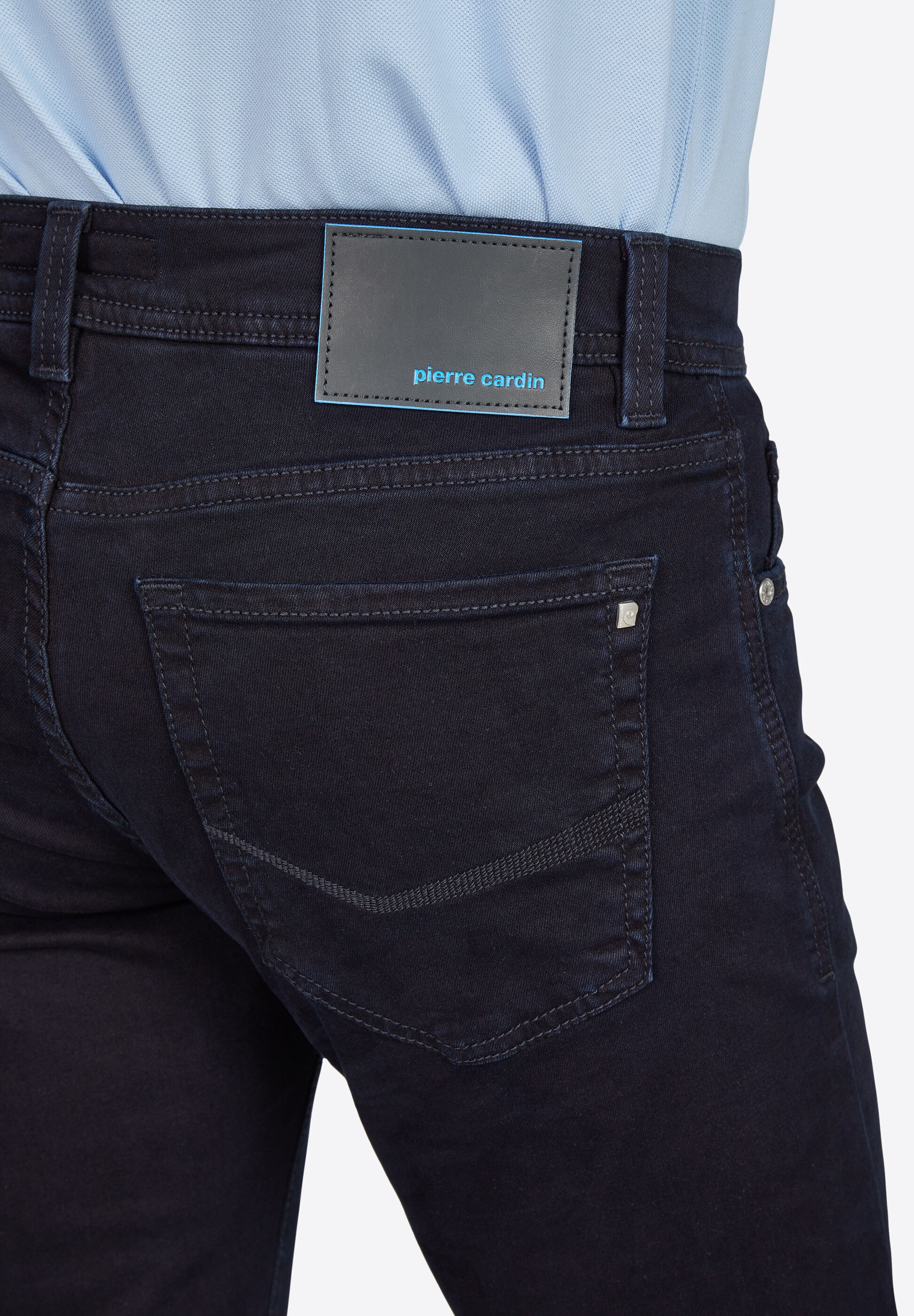 Pierre Cardin Stretch-Jeans »Lyon Tapered« mit Dornschlaufe für die Gürtelschnalle