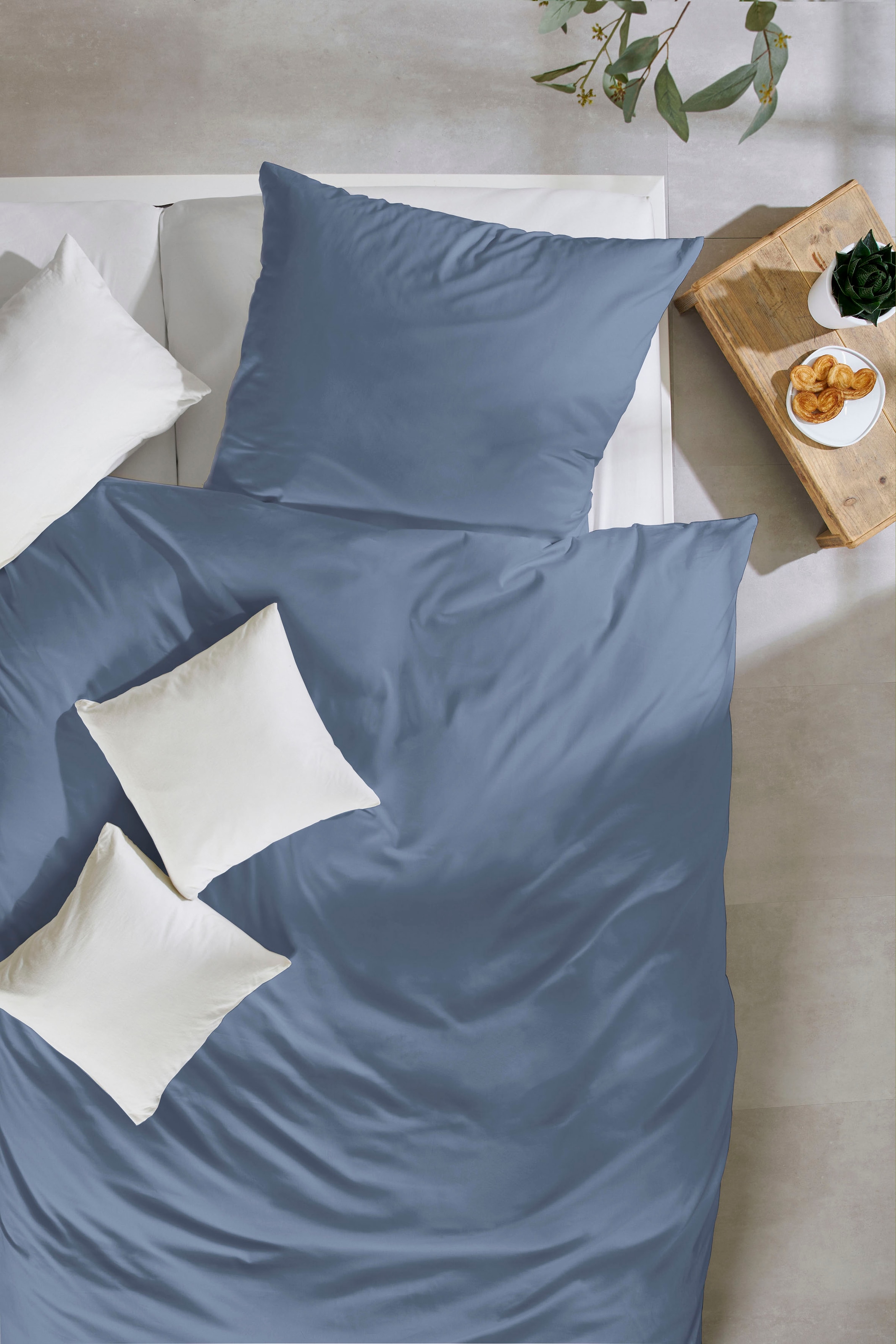 Primera Bettwäsche »Uni Baumwolle« 2 Stk. tlg. im modernen Uni-Look