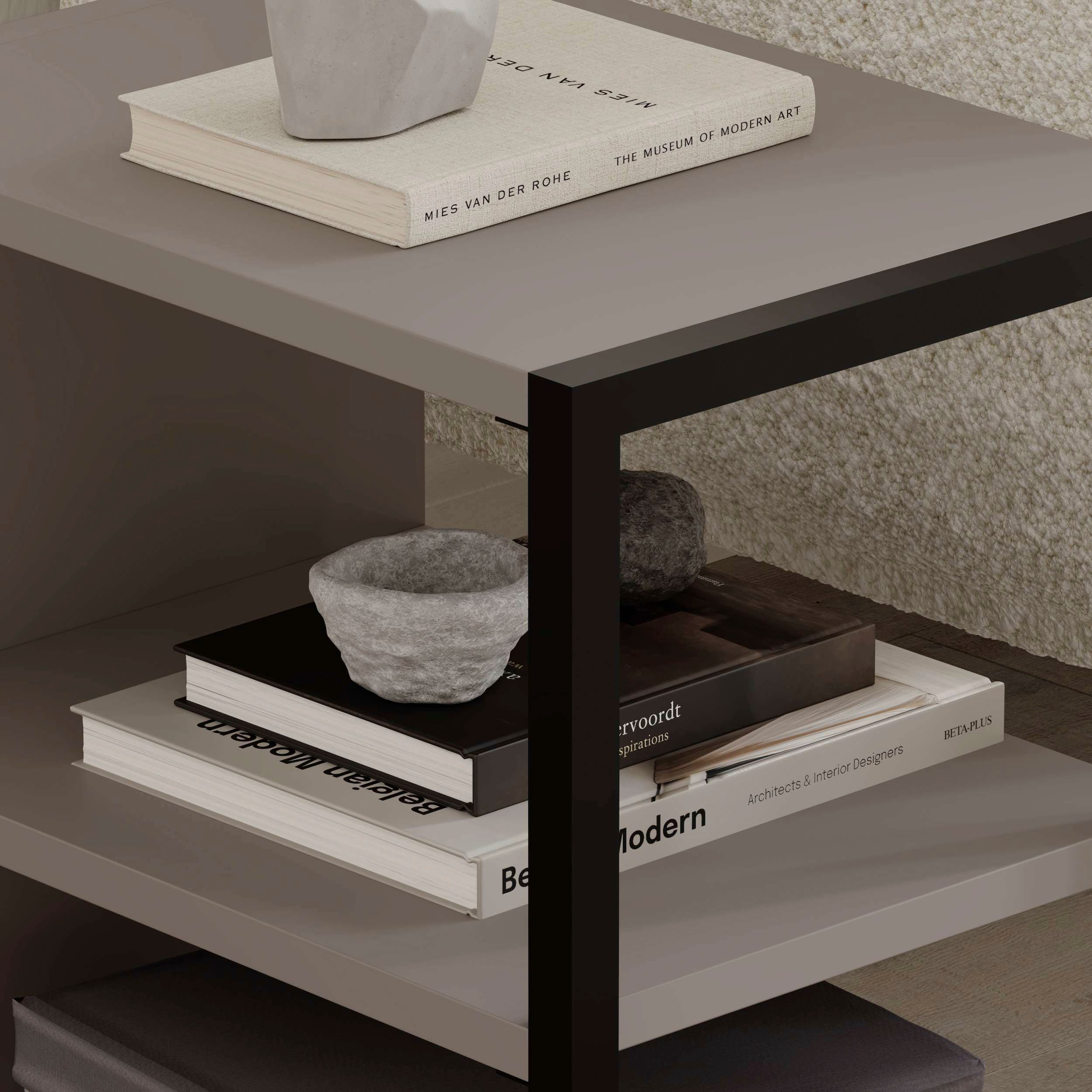 Decortie Beistelltisch »ECHO BEISTELLTISCH«, (Packung, 1 St.), Leichte Montage, Lagerung, Platzsparend