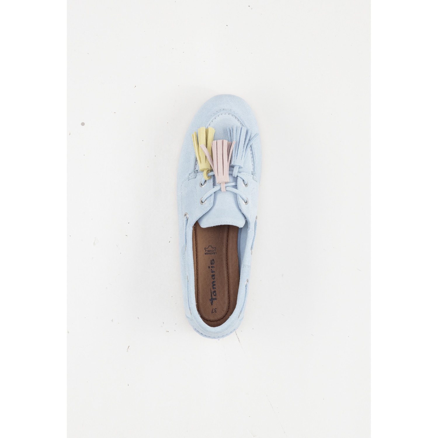 Tamaris Bootsschuh  Slipper, Schlupfschuh, mit farbigen Quasten