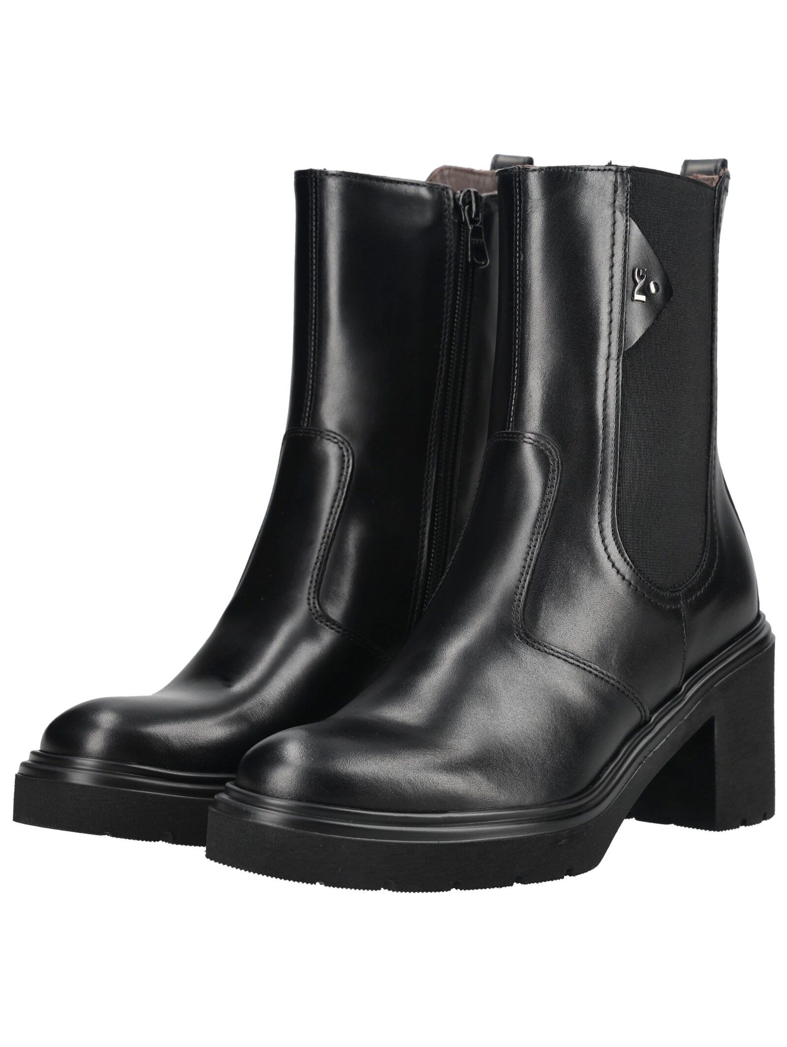 Nero Giardini High-Heel-Stiefelette »Nero Giardini Stiefelette Leder/Textil«