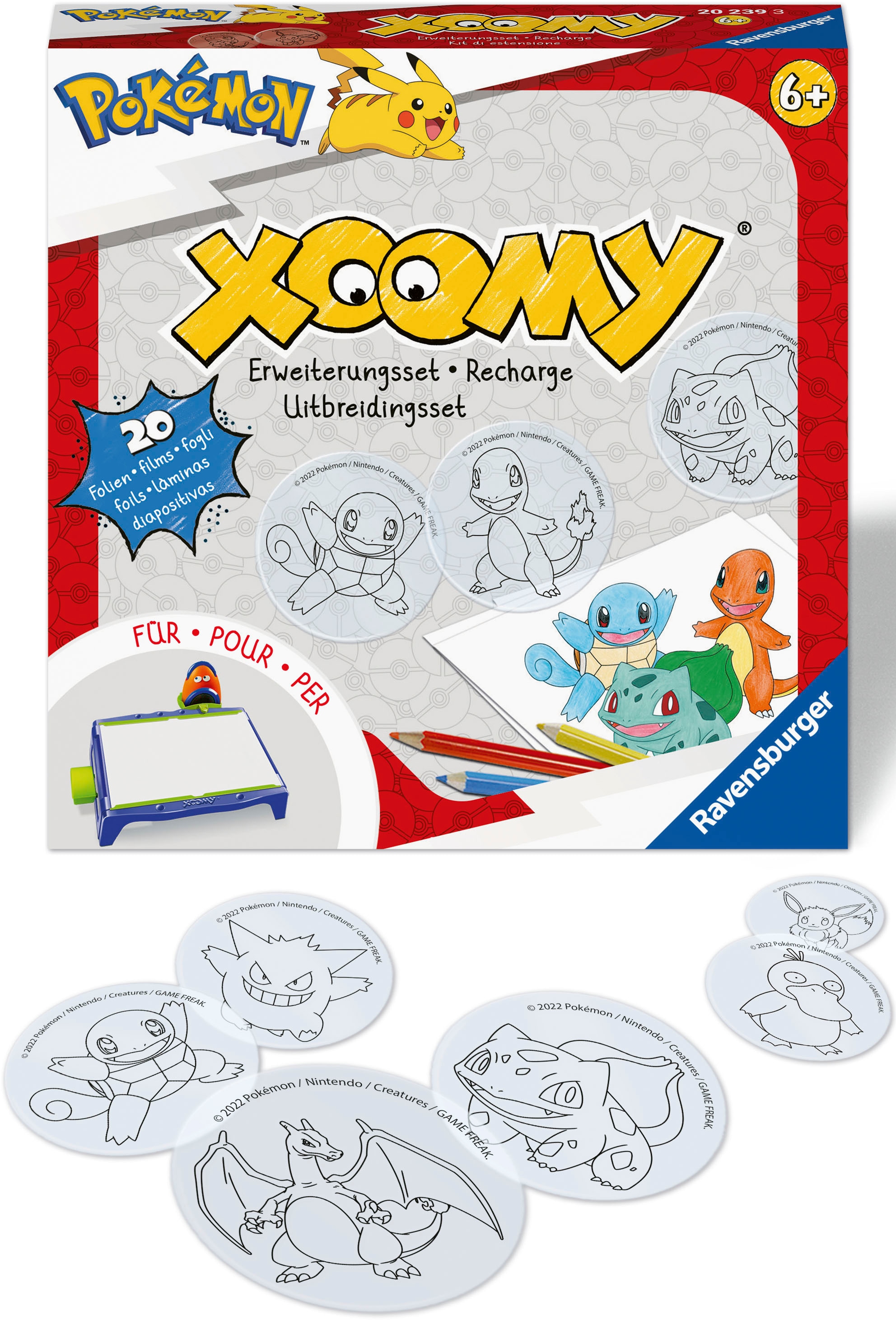 Ravensburger Malvorlage »XOOMY® Pokémon Refill«, Made in Europe; FSC®- schützt Wald - weltweit