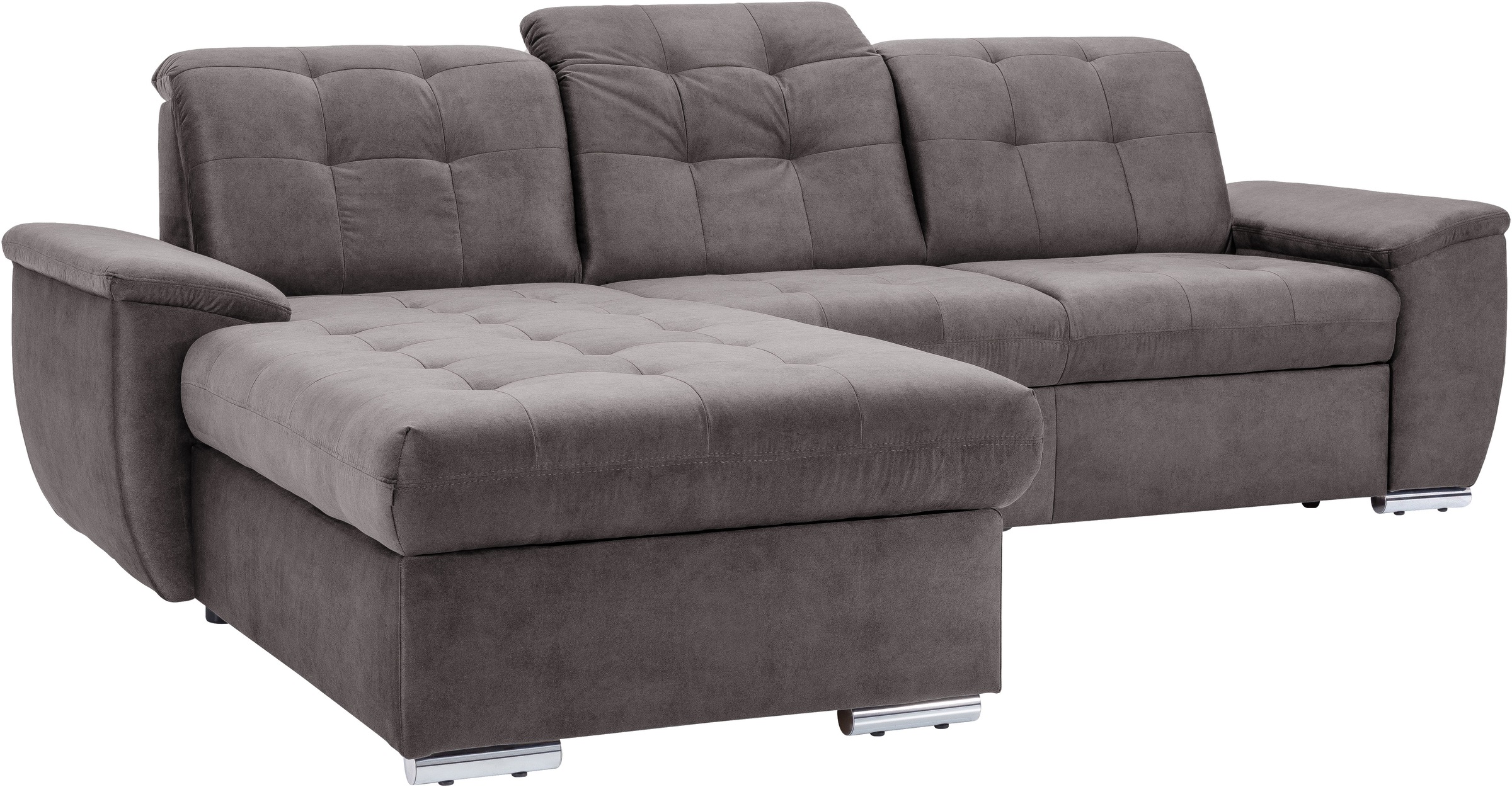 exxpo - sofa fashion Ecksofa "Derby Inkl. Kopfteilverstellung, wahlw. Bett günstig online kaufen