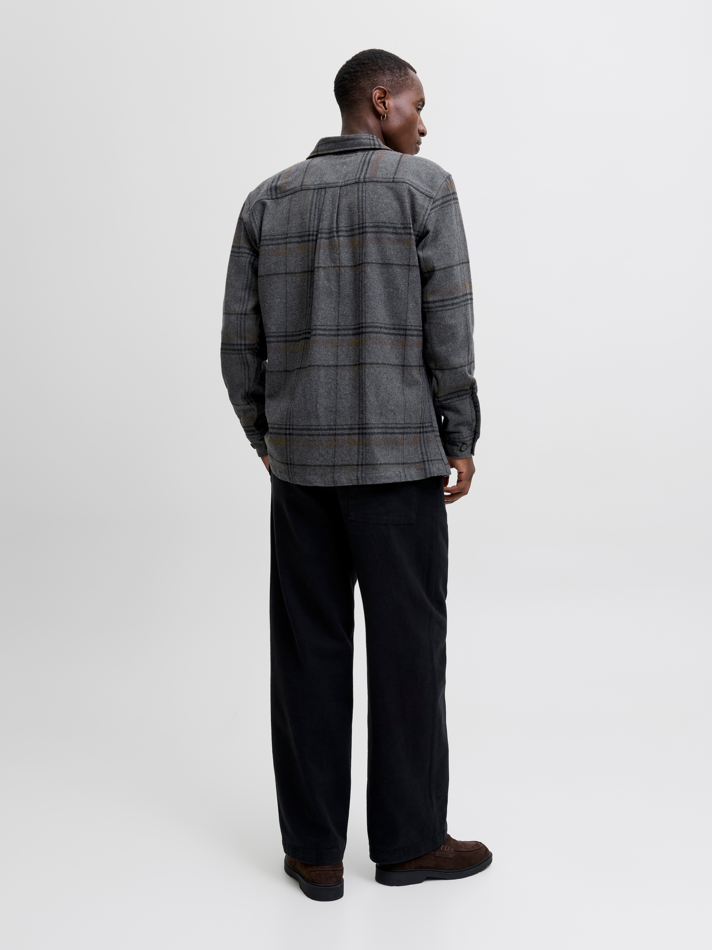 Jack & Jones Langarmhemd »JPRRAYLE MELANGE CHECK L/S OVERSHIRT SN«