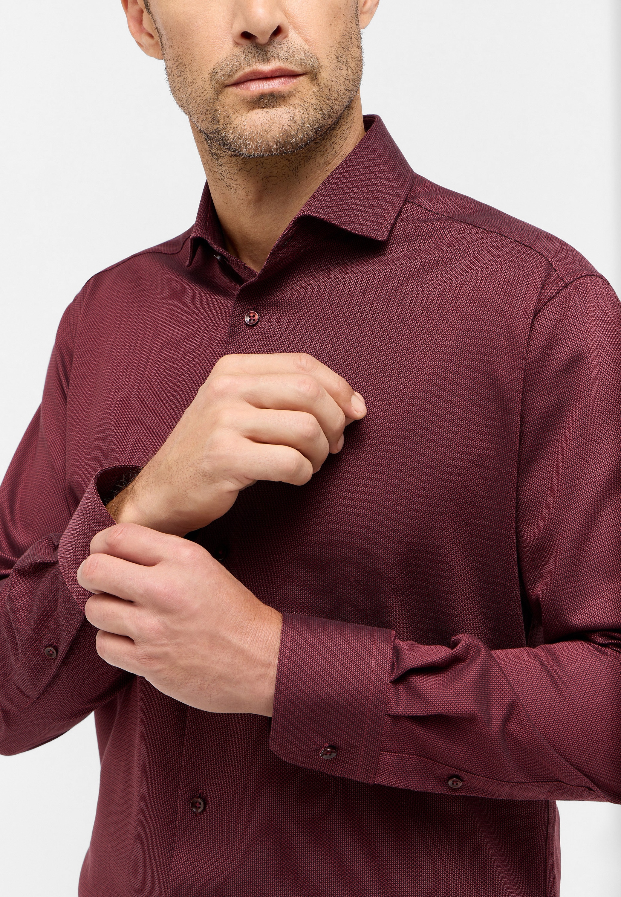 Eterna Langarmhemd »MODERN FIT«, NON IRON (bügelfrei)