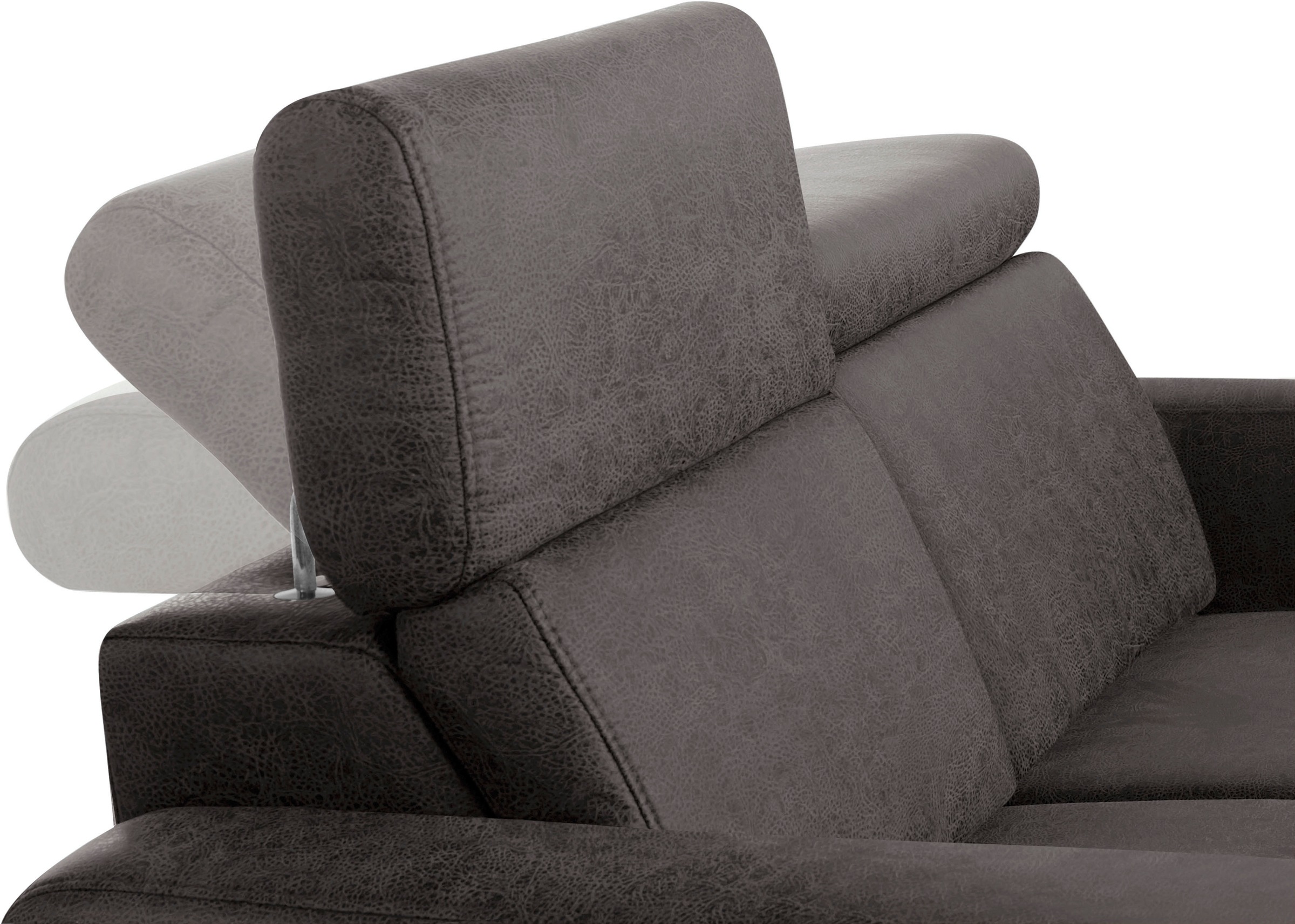 sit&more 2-Sitzer »Bologna«, inklusive Kopfteilverstellung und Federkern