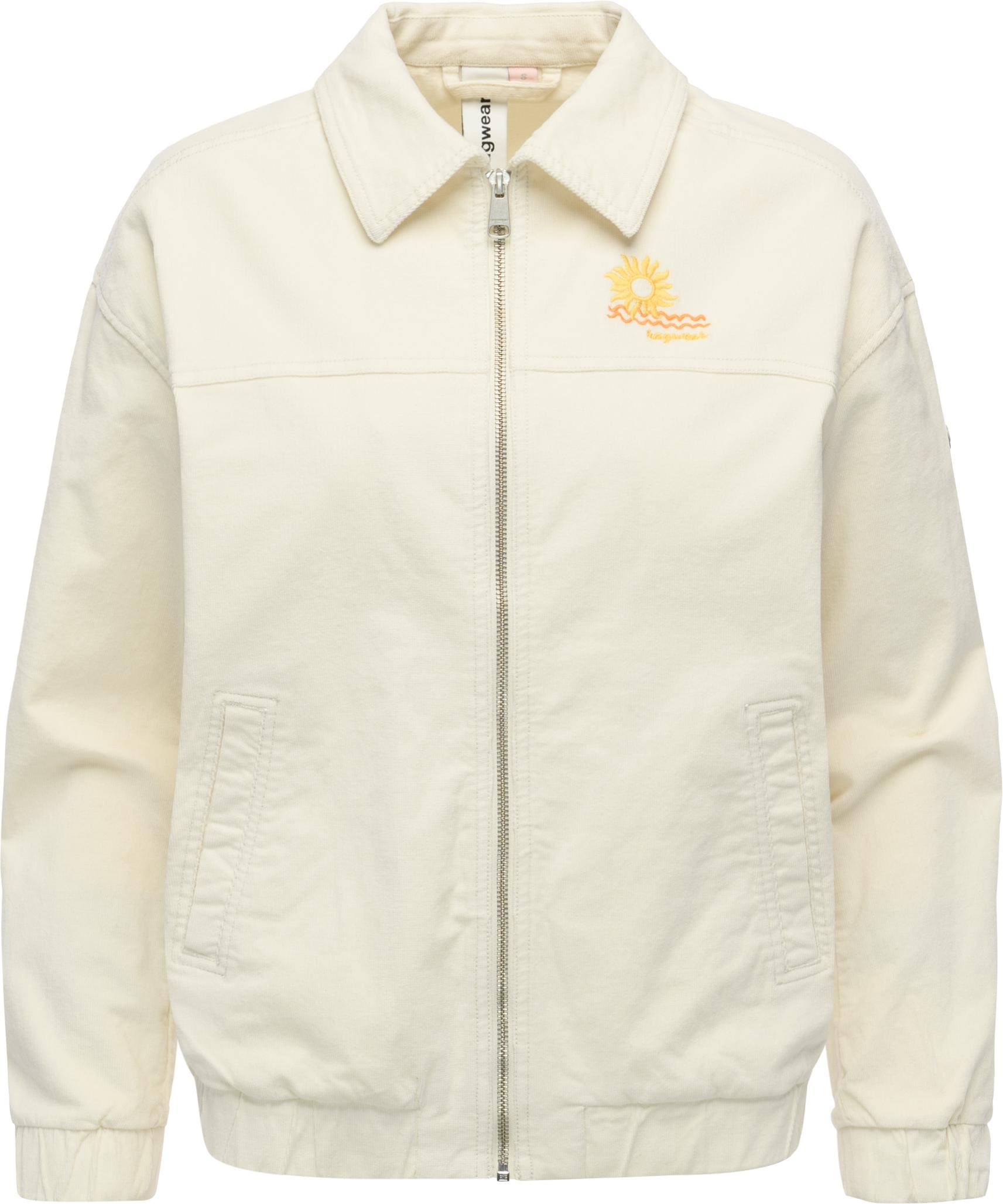 Ragwear Outdoorjacke "Melvene Cordy" ohne Kapuze Lässige Kordjacke mit Hemdkragen