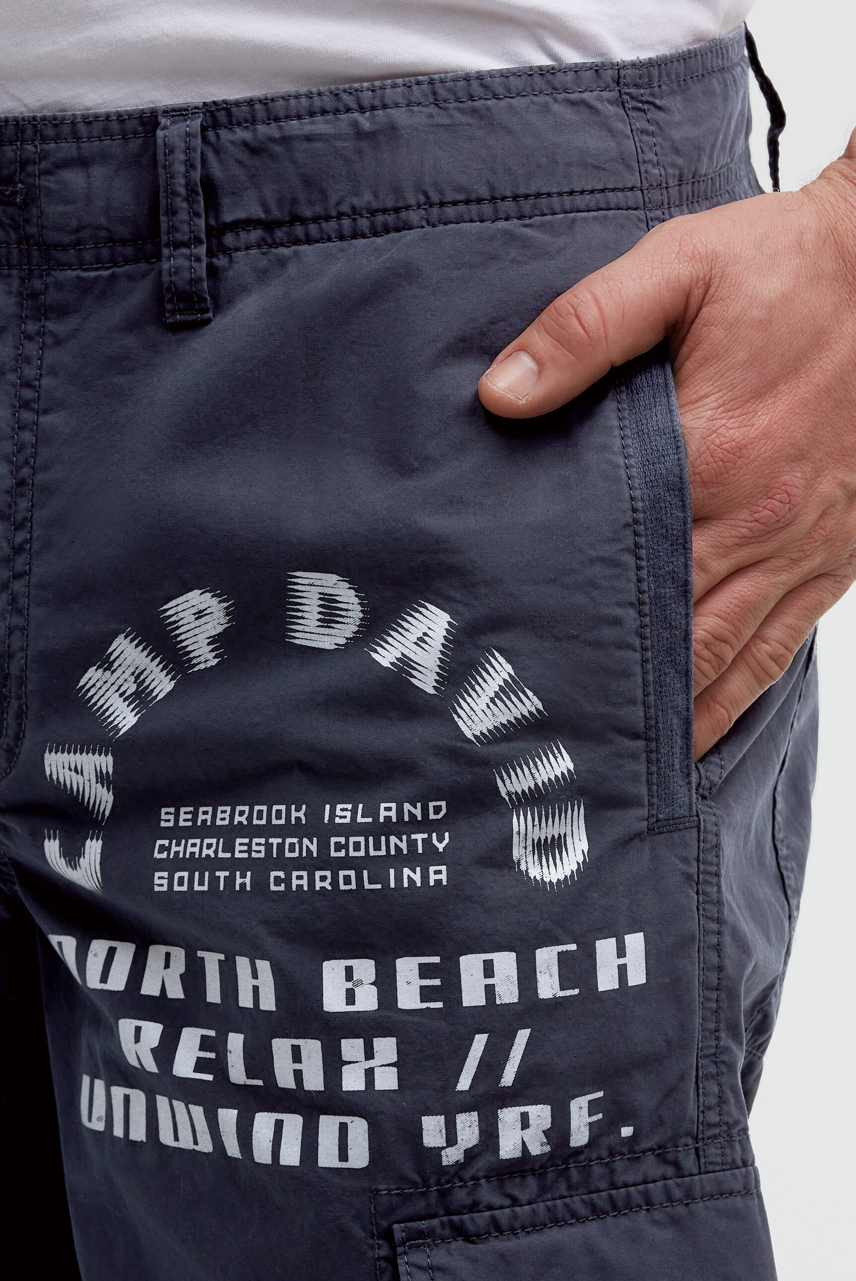 CAMP DAVID Shorts  aus Baumwolle