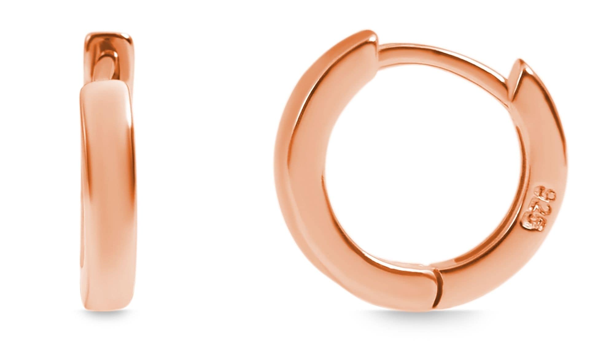 Adelia´s Klappcreolen »Damen Ohrringe – Klappcreole aus 925 Silber« Zum Verschenken – ideal zum Geburtstag