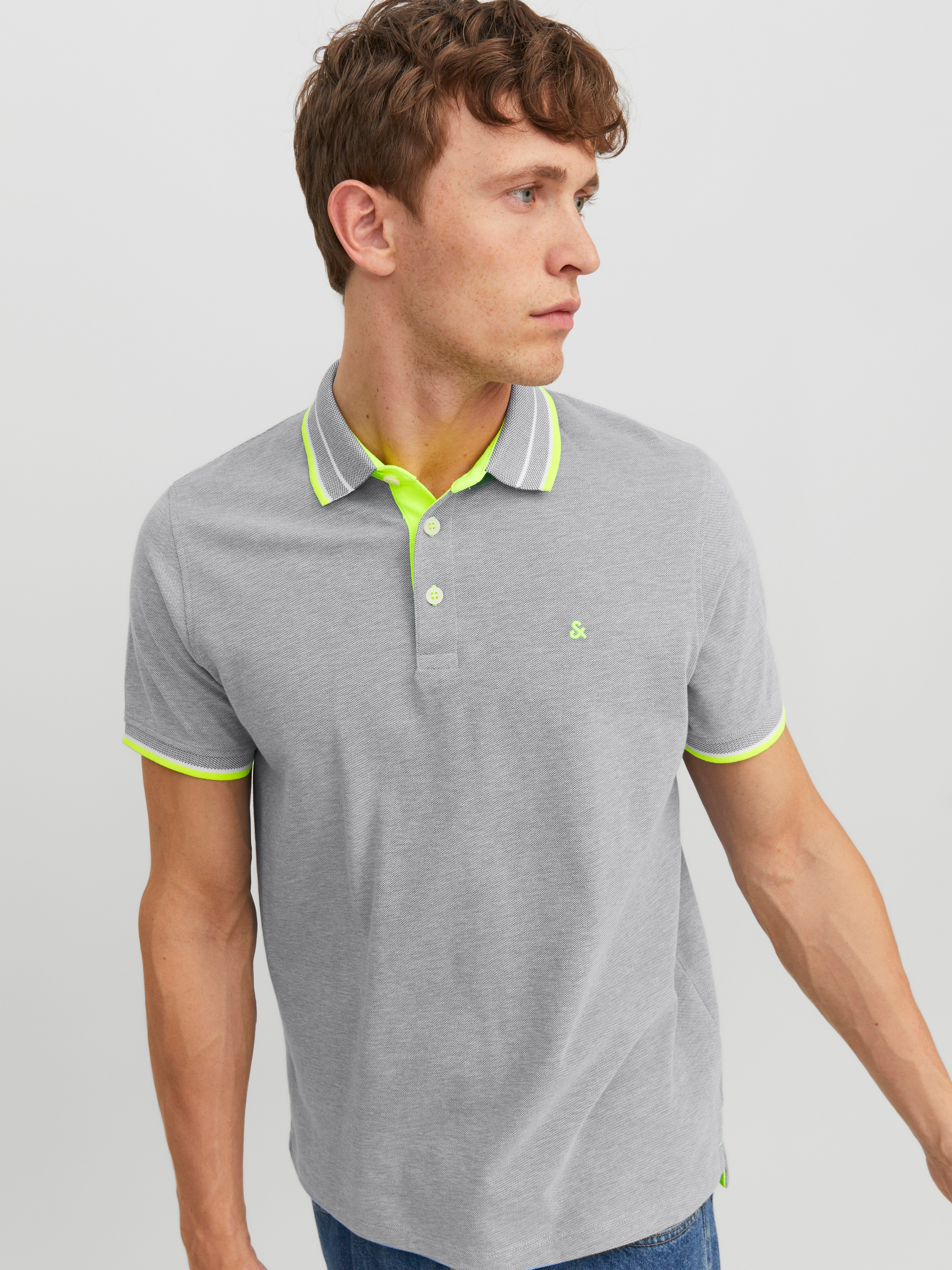 Jack & Jones Poloshirt »JJEPAULOS POLO SS NOOS«, mit Logo Stickerei