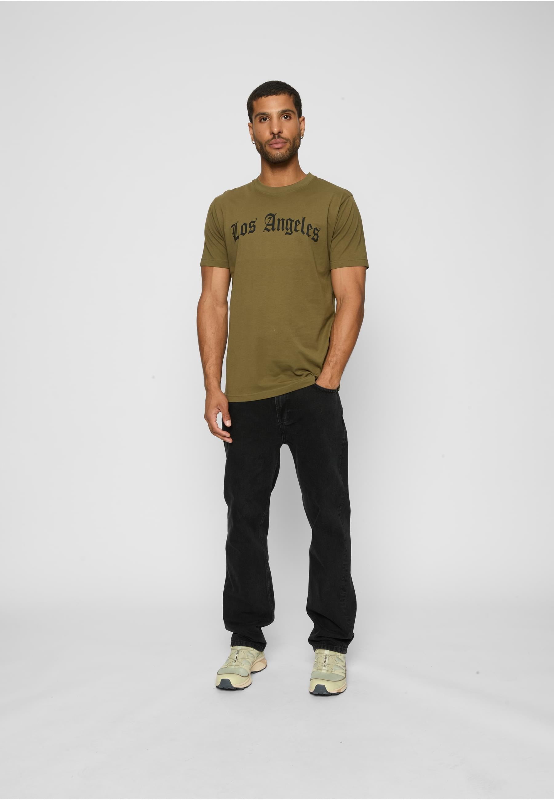 MisterTee T-Shirt »MisterTee Herren Los Angeles Wording Tee«, (1 tlg.)