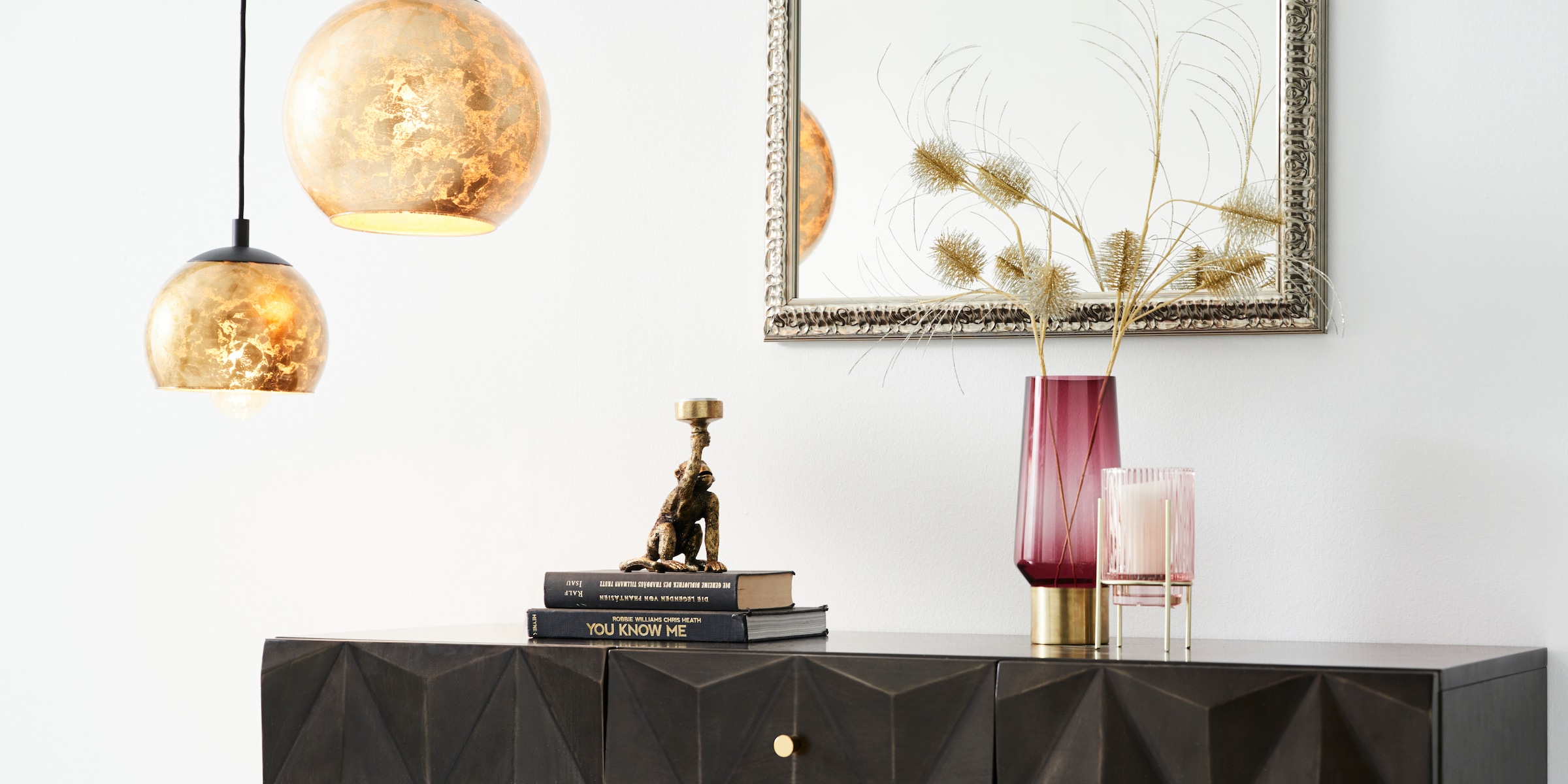 EGLO Hängeleuchte »ALBARACCIN Pendellampe, IP20, E27, Stahl, Glas, Esstischlampe, Lampe« E27 1 Stk. Hängelampe für Esszimmer, Küche oder Wohnzimmer