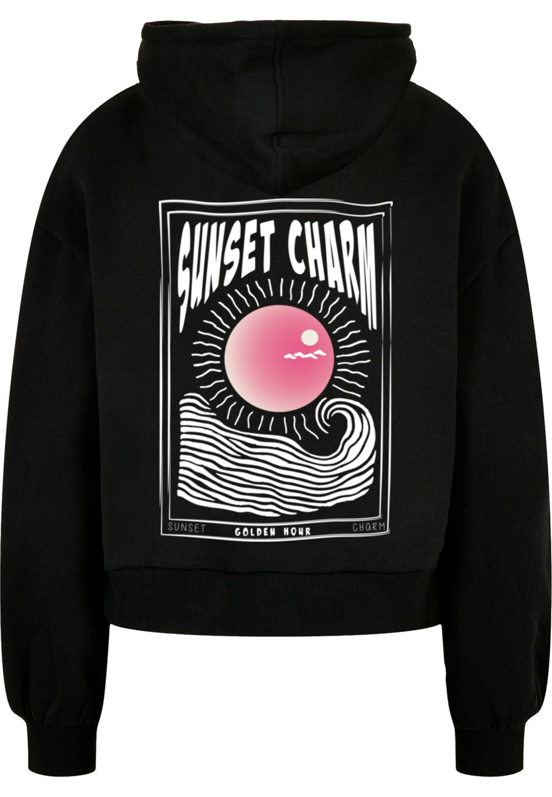 Merchcode Kapuzensweatshirt "Merchcode Ladies Sunset Charm Oversized Hoody" günstig online kaufen