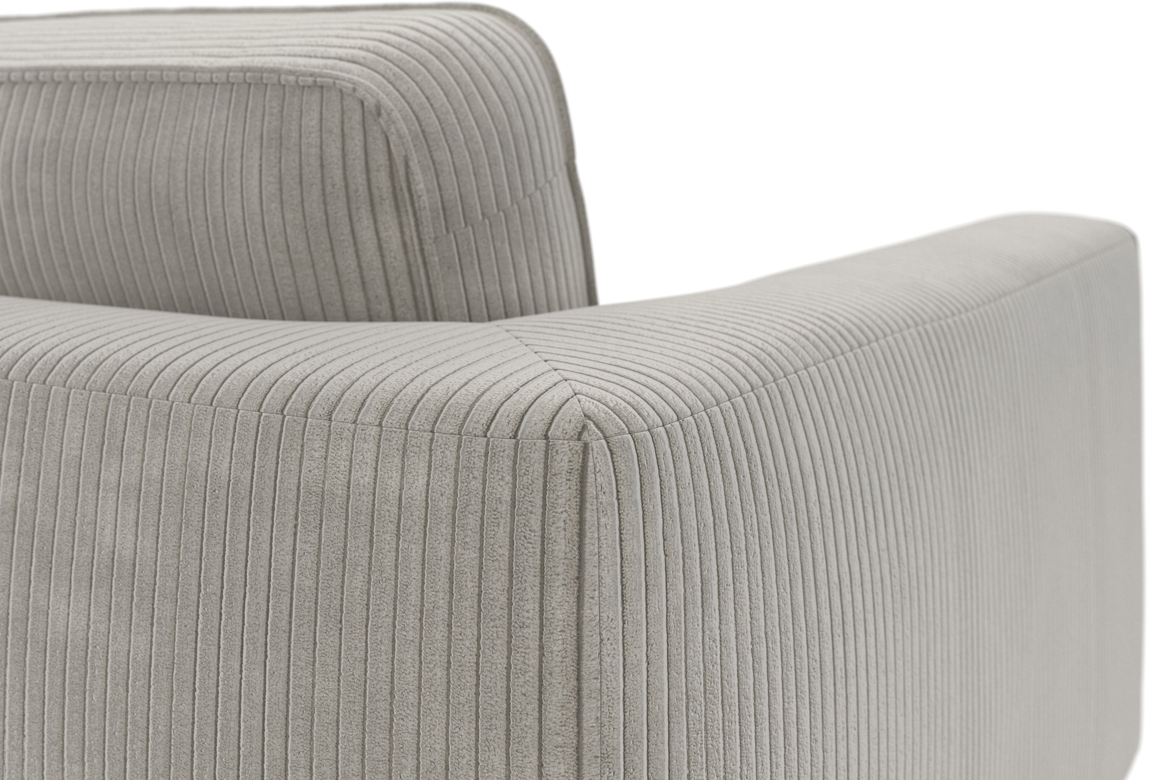 TRENDMANUFAKTUR Ecksofa »Lumber Jack, elegantes Designsofa, zeitlos modern, hoher Sitzkomfort«, wahlweise mit Bettfunktion u. Bettkasten, L-Form