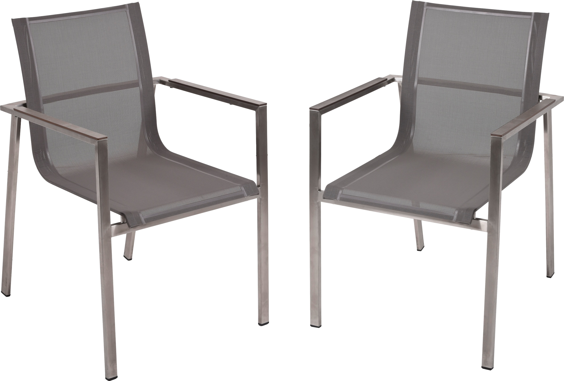 Garden Pleasure Stapelstuhl "SIENNA, 2er Set" (Set) 2 Stk.stapelbar günstig online kaufen