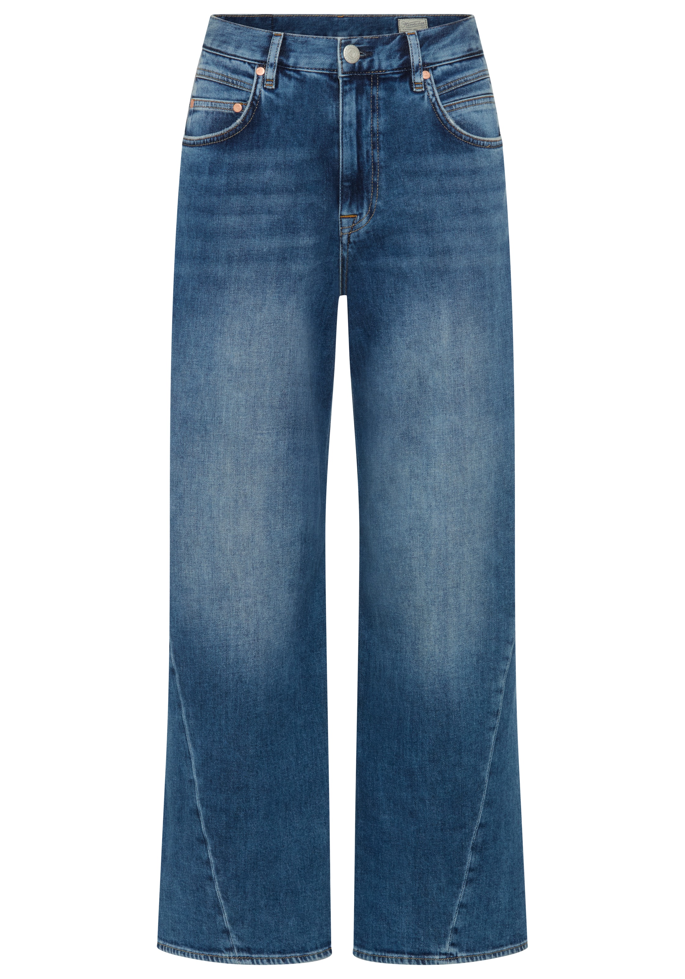 Herrlicher Loose-fit-Jeans »Turn Denim Stretch« mit besonderer Nahtführung, Wide Fit