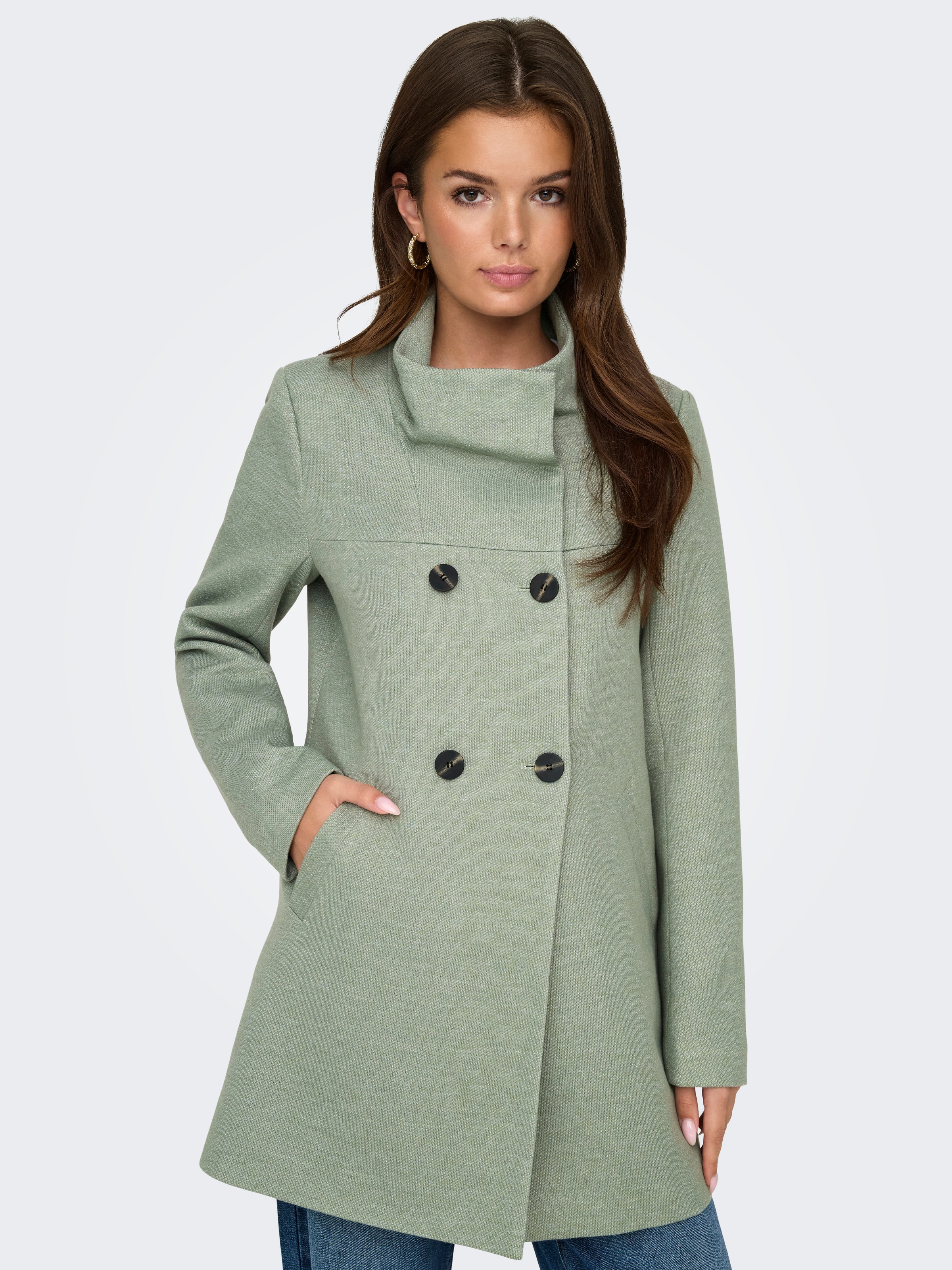 ONLY Kurzmantel "ONLSEDONA LIFE SOPHIA DB COAT CC OTW" günstig online kaufen