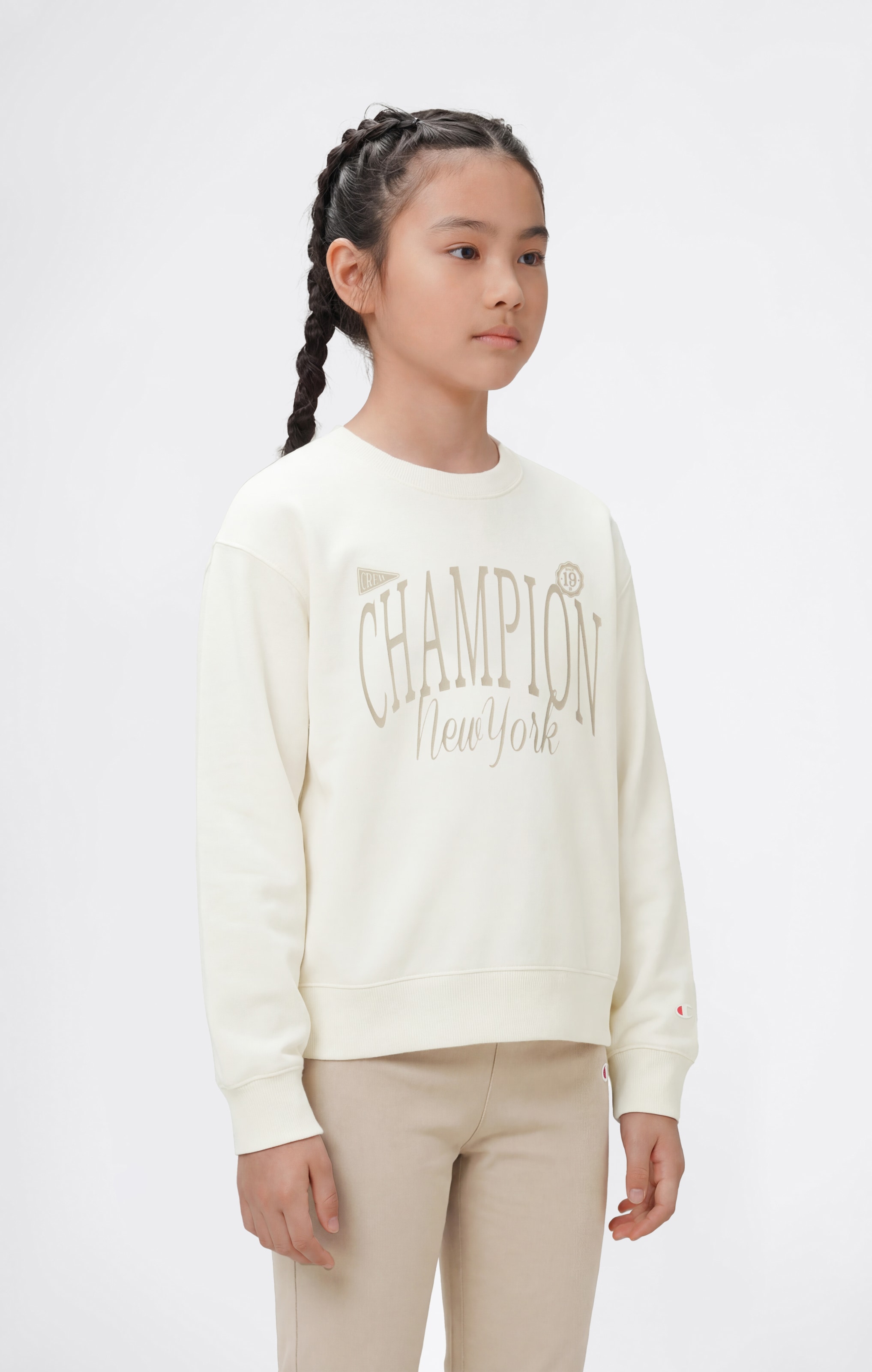 Champion Jogginganzug »Flare Pants Sweatsuits Graphics« 2 tlg. für sportliche Aktivitäten und Freizeit, sportlicher Stil