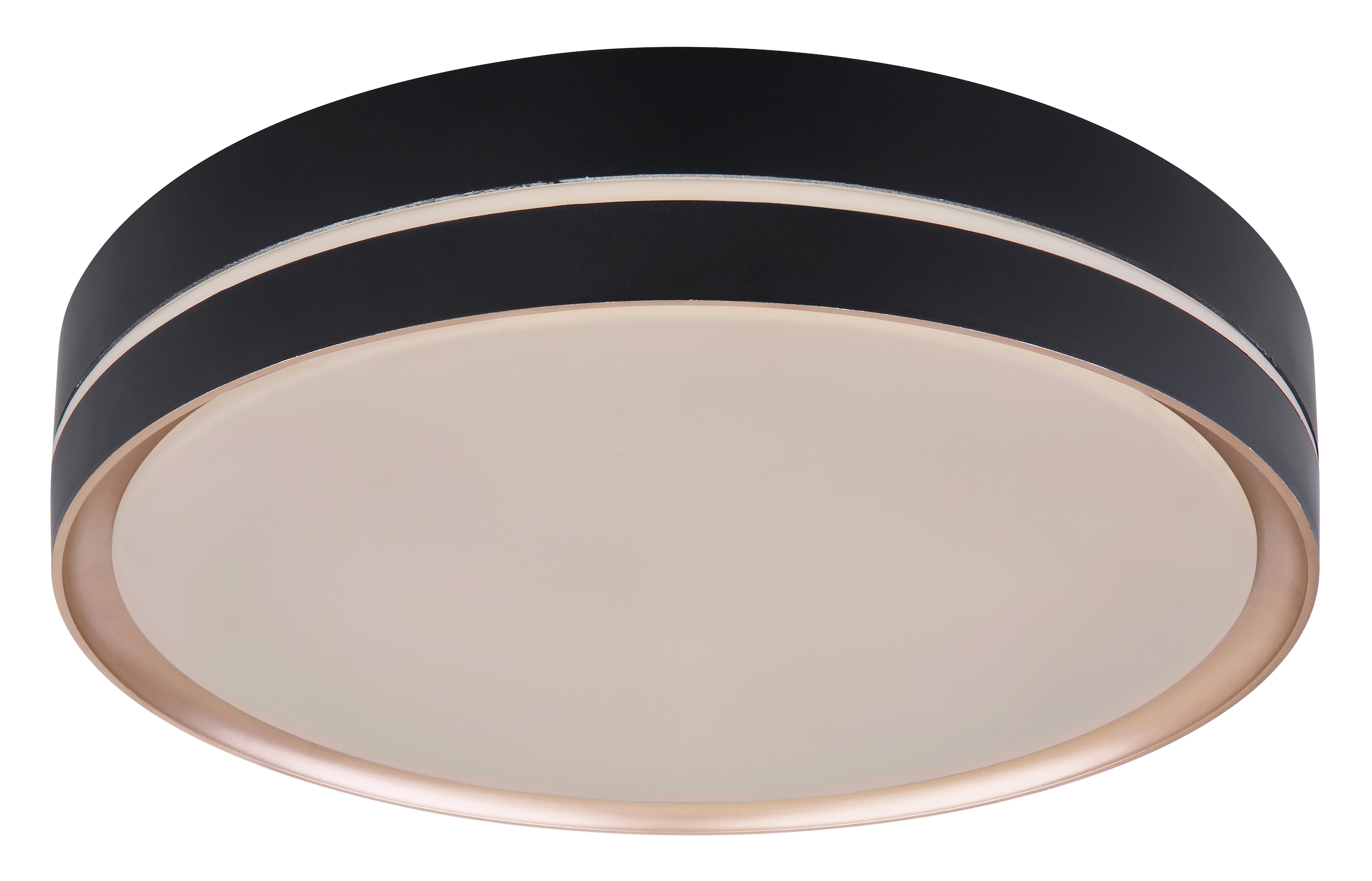 GLOBO LIGHTING Deckenleuchte »MANNI« LED-Modul 1 Stk. Deckenleuchte schwarz/bronze, LED dimmbar, Fernbedienung