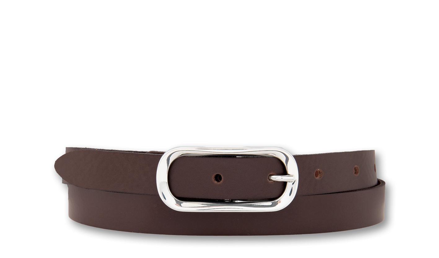 BERND GÖTZ Ledergürtel "Ledergürtel mit glänzender, ovaler Blickfangschließ günstig online kaufen