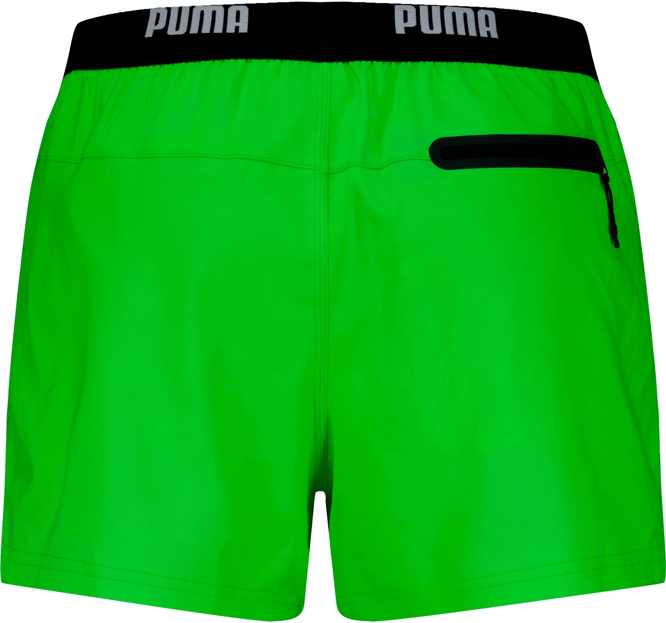 PUMA Badeshorts, mit gebondetem Reißverschluss an der Gesäßtasche