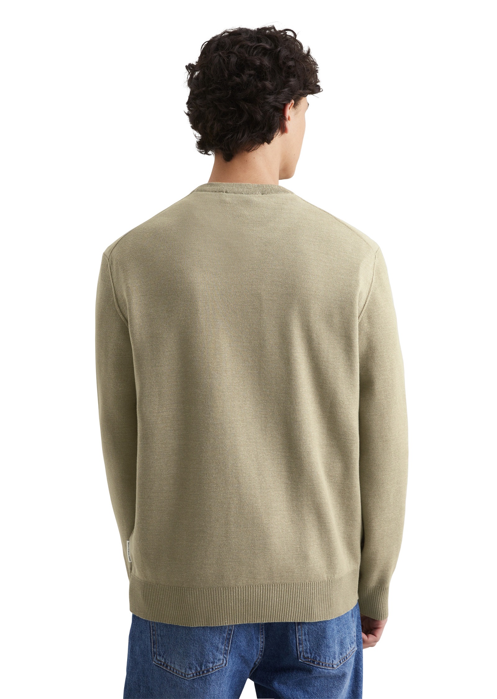 Marc O'Polo DENIM Rundhalspullover »in Double-Face-Qualität«