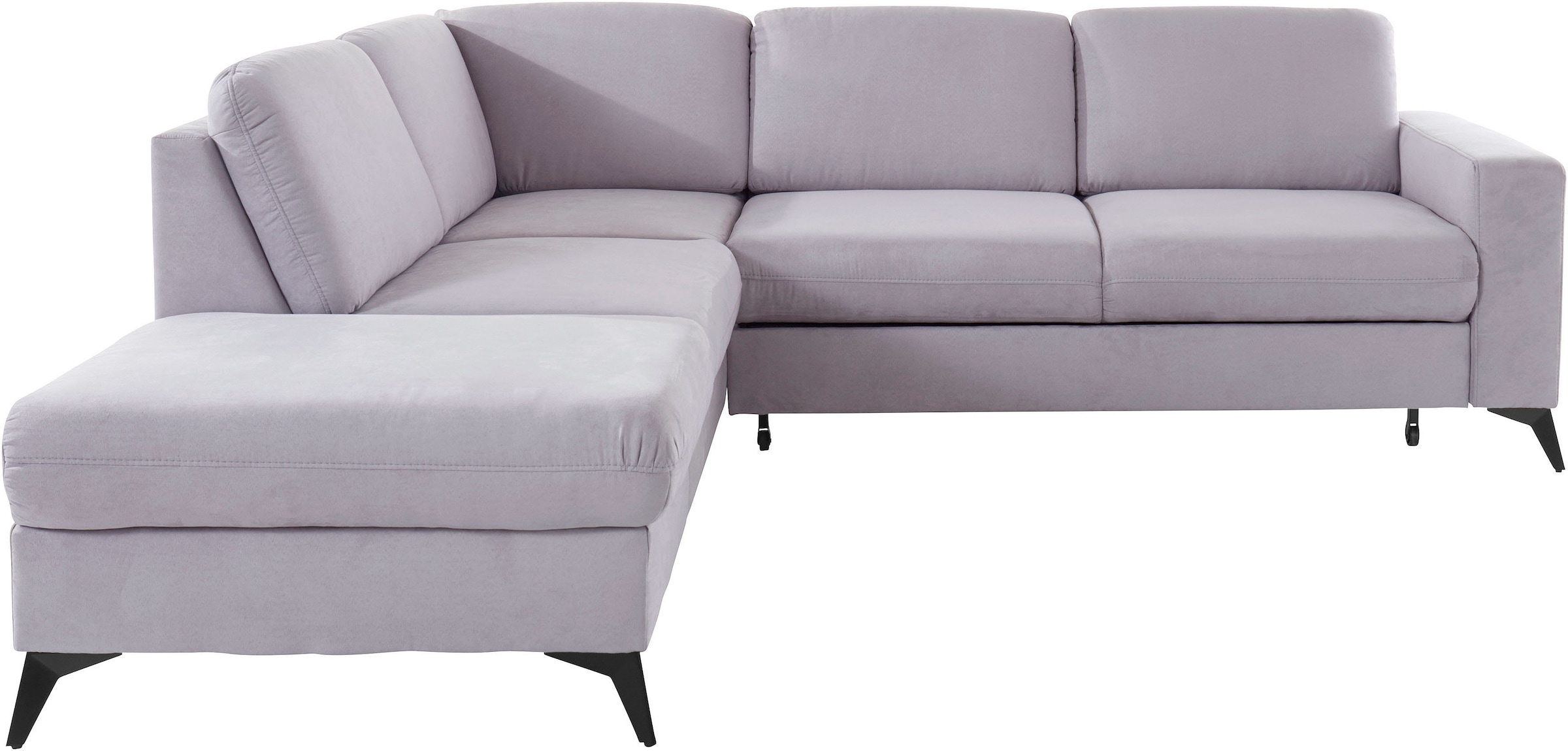 Places of Style Ecksofa "Lolland L-Form", Wahlweise mit Bettfunktion und St günstig online kaufen