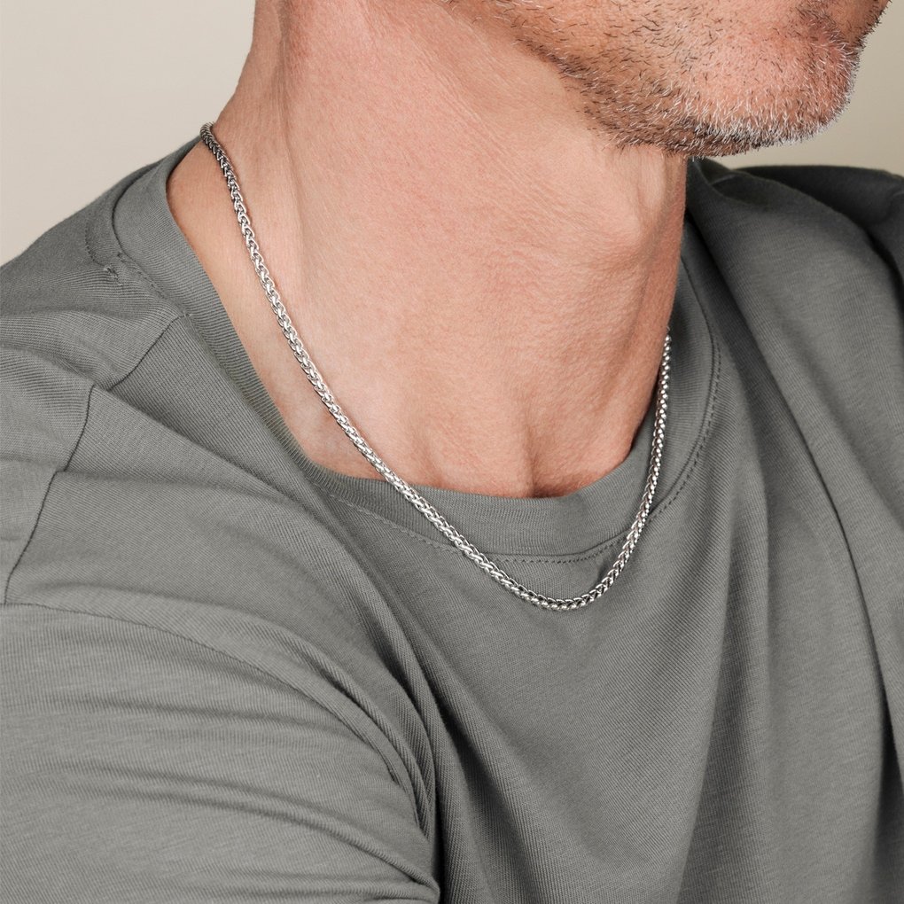 Lotus Edelstahlkette »Urban Man«
