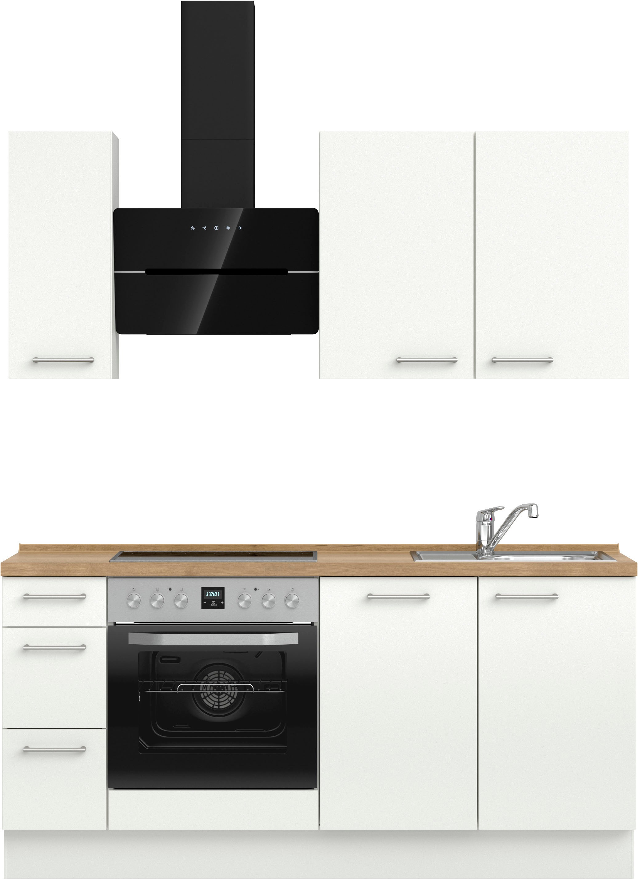 nobilia Küchenzeile ""Laser II", Ausrichtung wählbar, Breite 180 cm" vormon günstig online kaufen