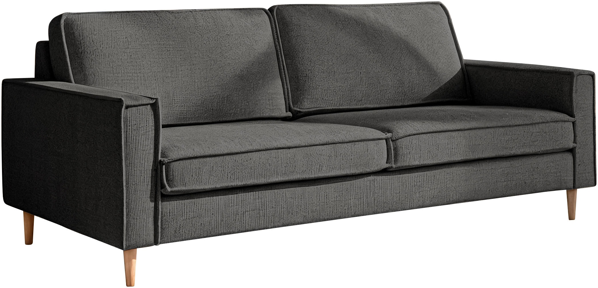 Home affaire 3-Sitzer "Pinto Skandi, 206 cm, Chenille, Struktur" günstig online kaufen